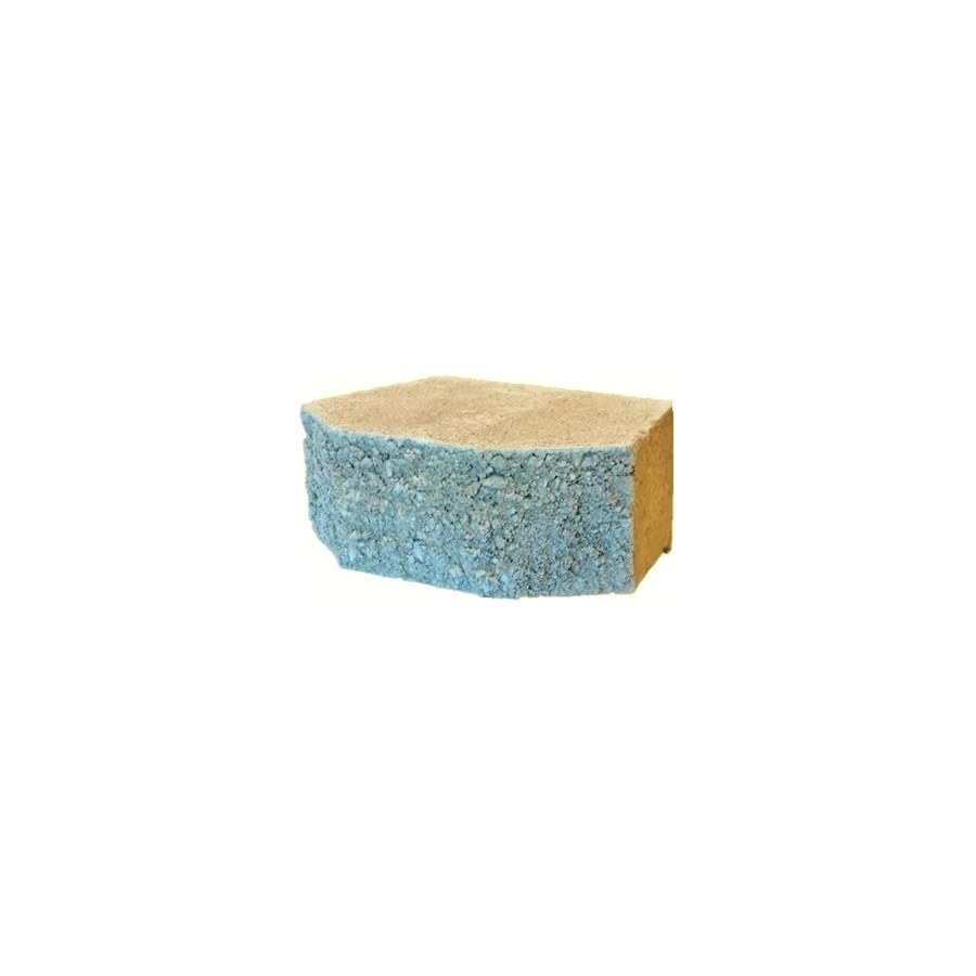  K3BWT 3-Inches H x 9.2-Inches L x 5.5-Inches D Tan Concrete Retaining wall block