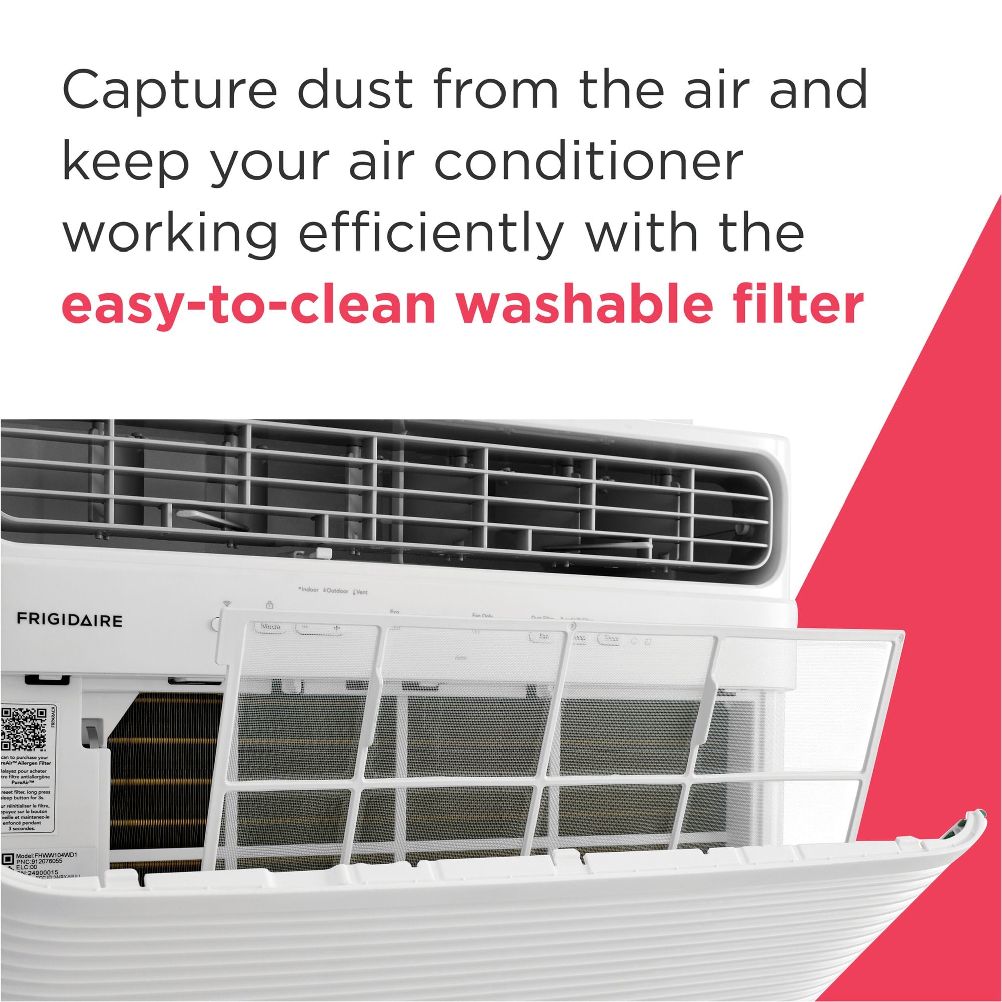 Frigidaire FHWW124TE1 Window-Air-Conditioners - View #4