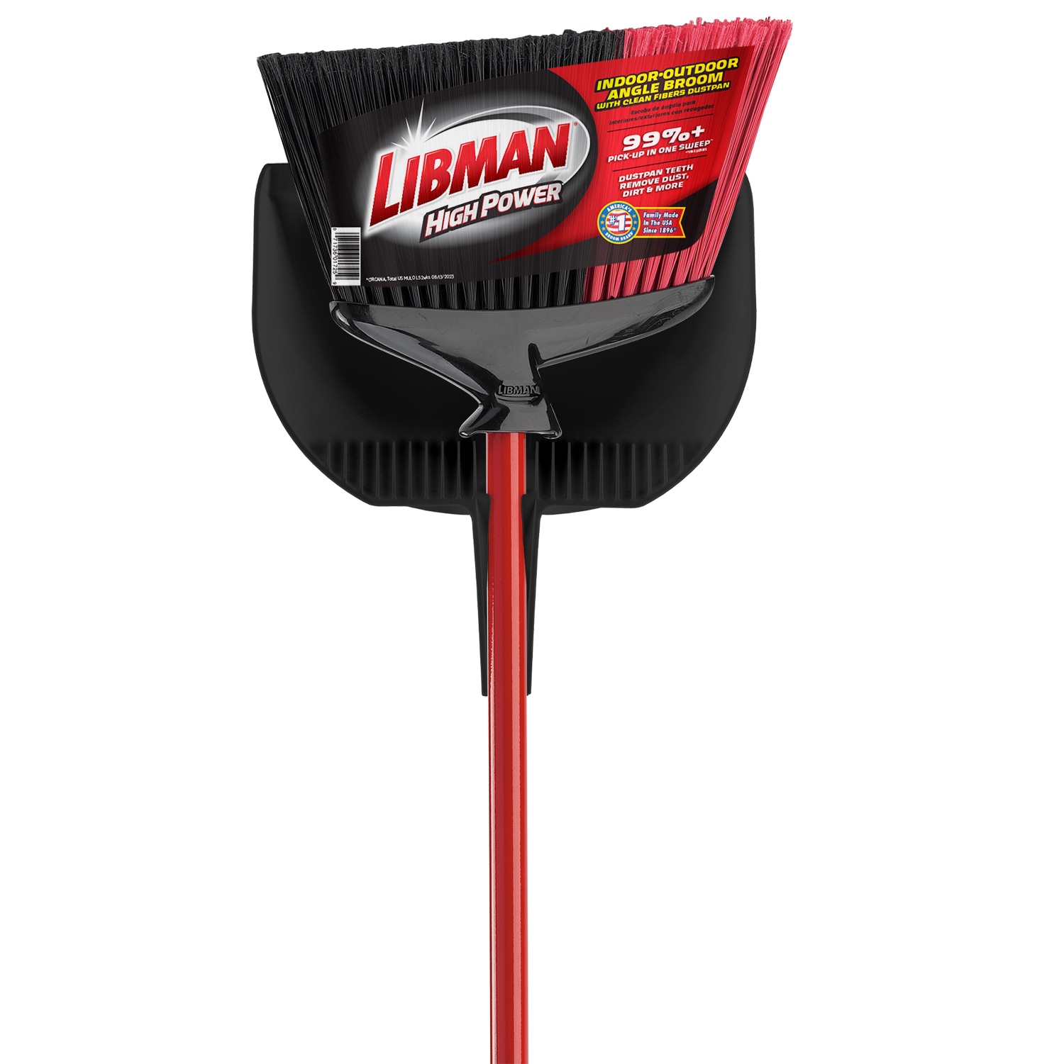 Libman Stiff Sweep Lobby Broom, 6 Brooms (LIB-01086)