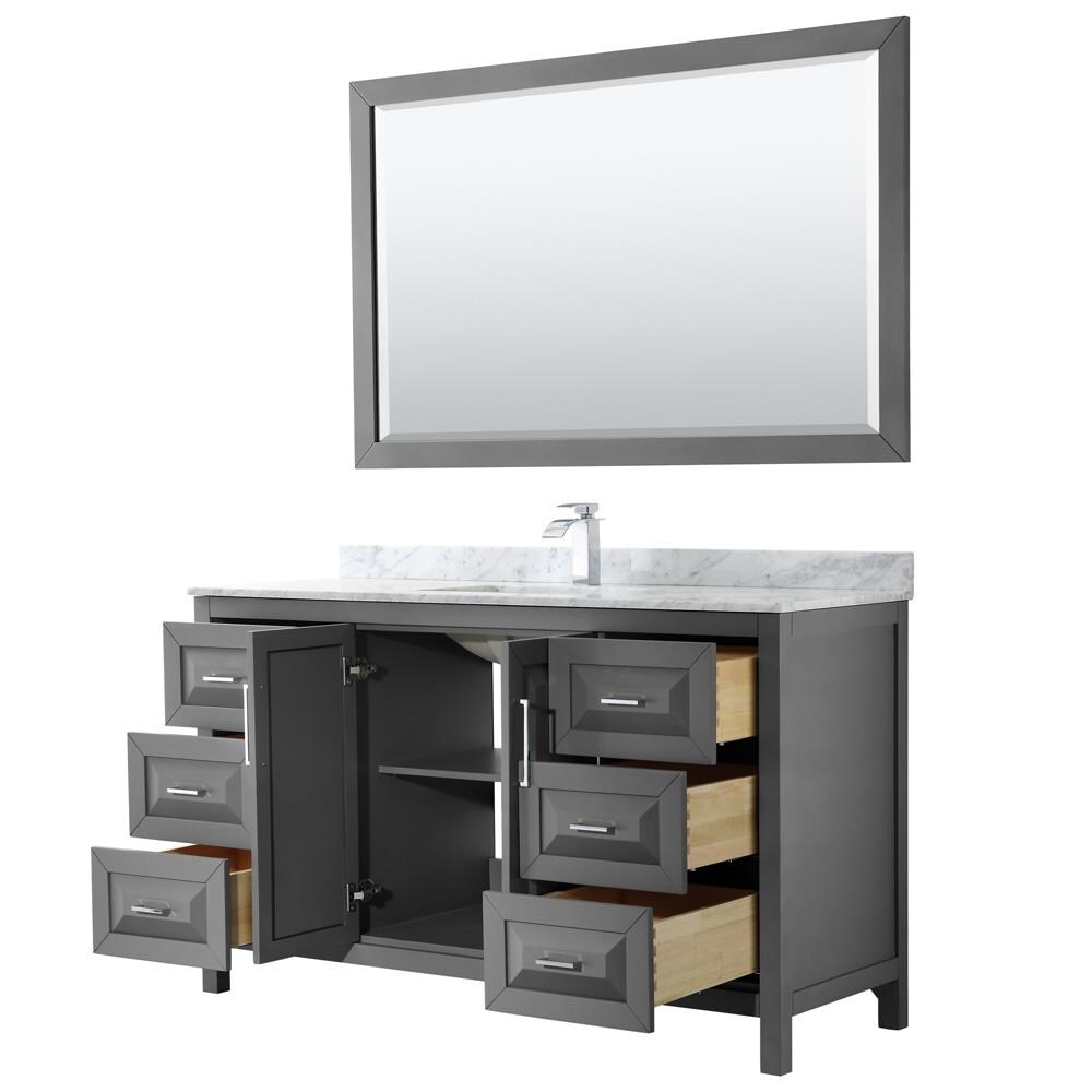 Wyndham Collection WCV252560SKGCMUNSM58 Bath-Vanity-Combo - View #2