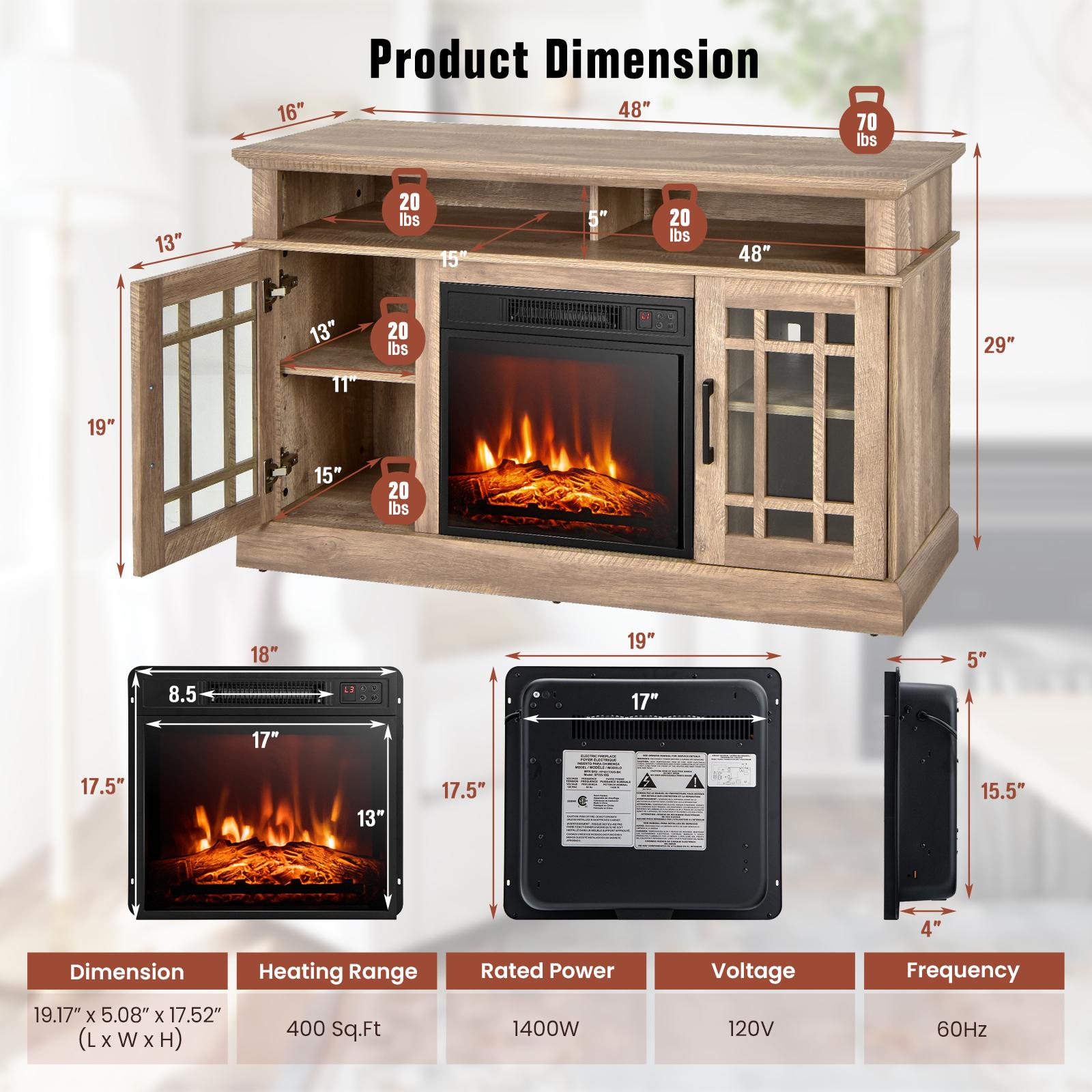 BABOOM BOM-20US-NA-CO Electric-Fireplaces - View #4