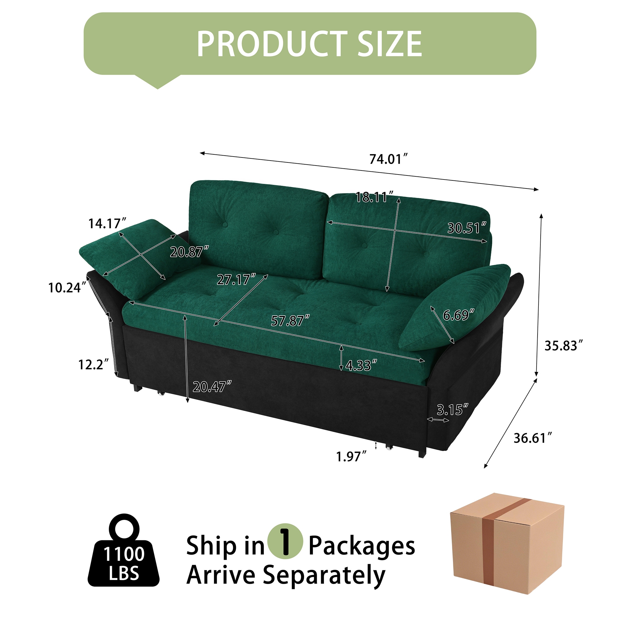SINOFURN SYA390022PT Sofas-Loveseats - View #19