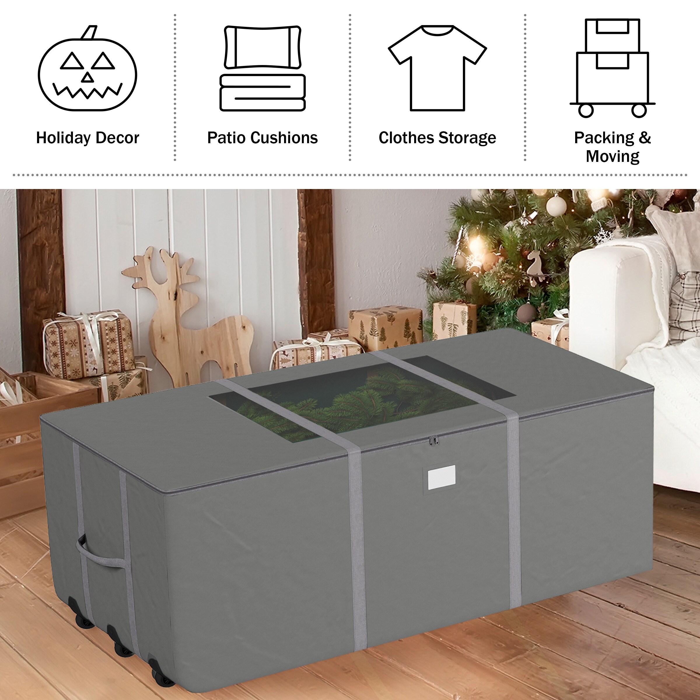Elf Stor 83-DT5171-GRY Christmas-Tree-Storage - View #7