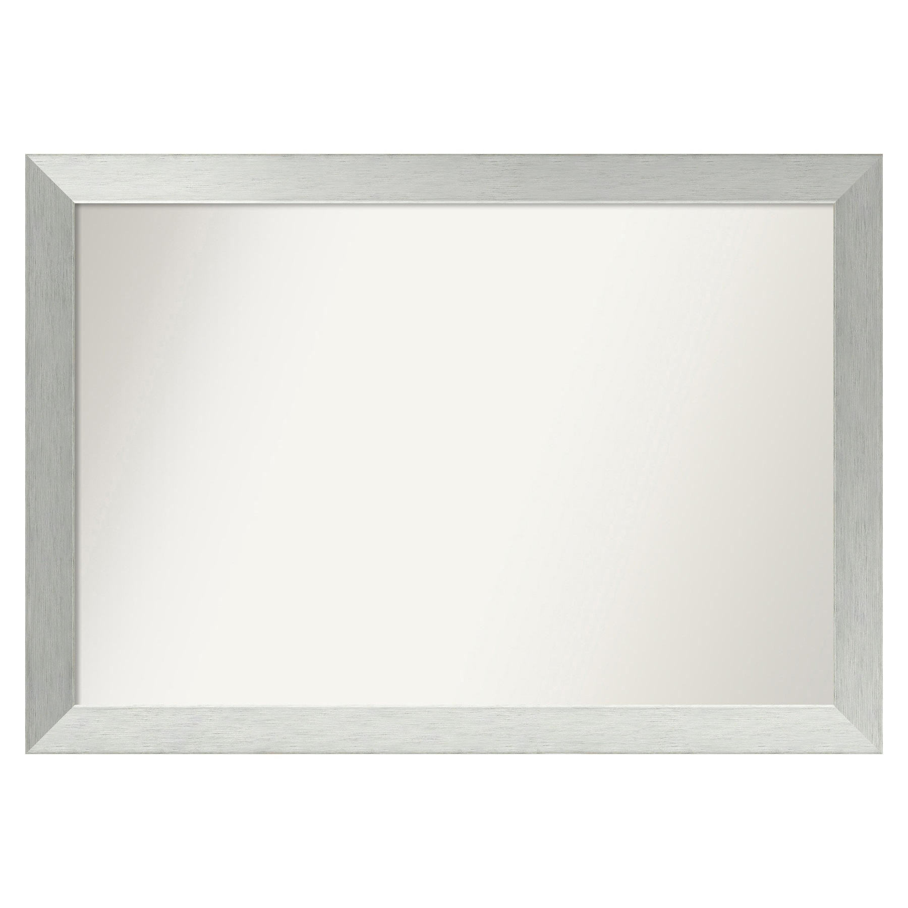 Brass Framed Square Mirrors- a Pair