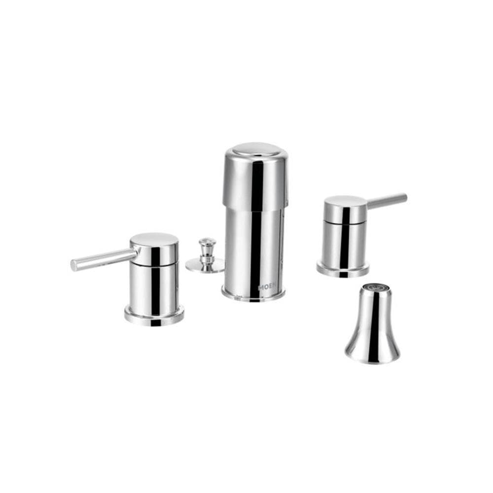 Moen Align Chrome Vertical Spray Bidet Faucet Trim Kit In The Bidet Faucets Department At 0948