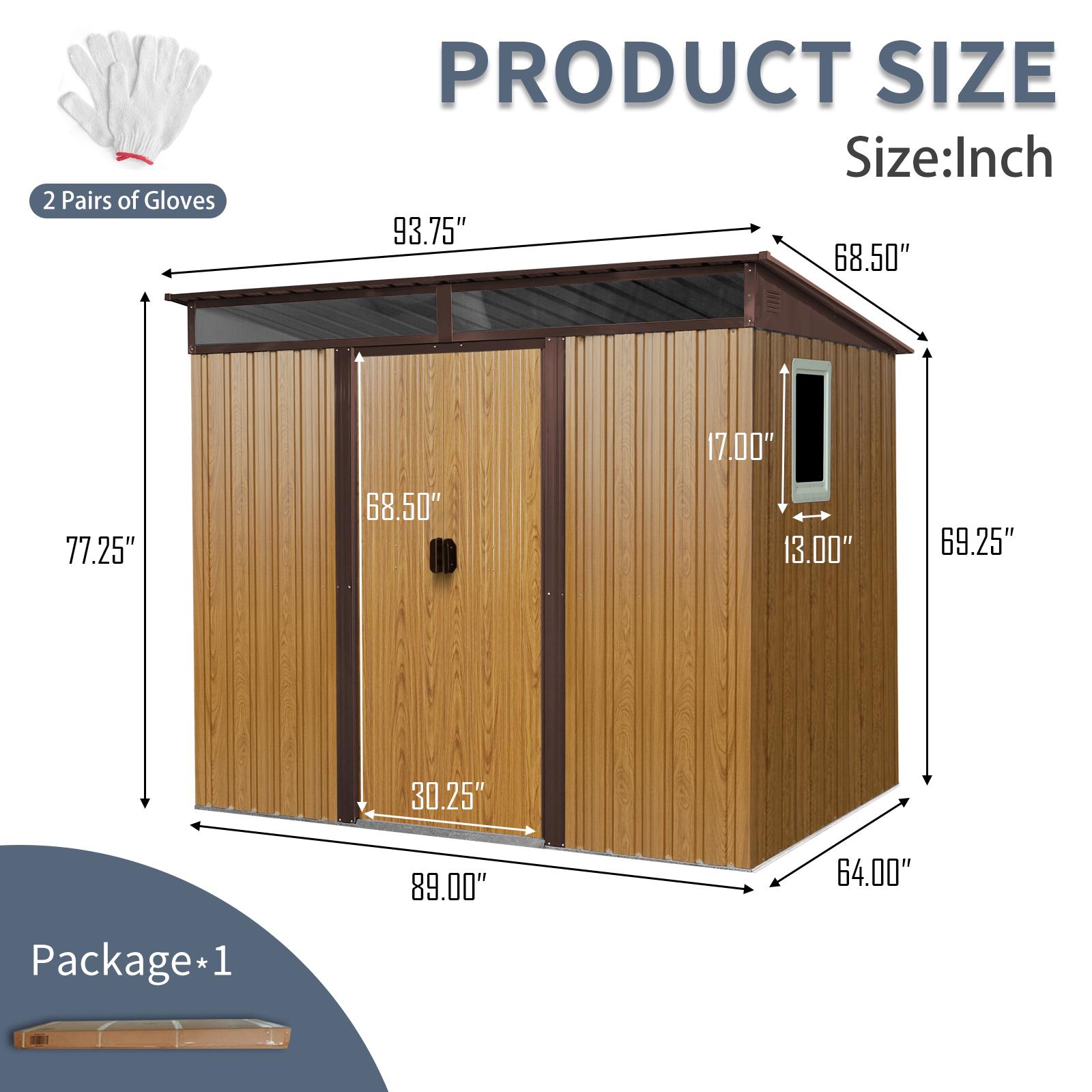 Bayfeve BF-85325-SD Metal-Storage-Buildings-Sheds - View #7
