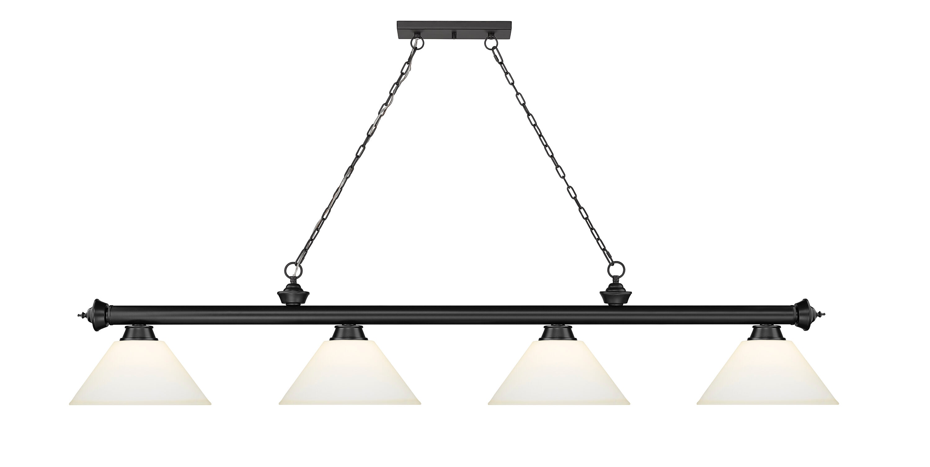 Z-Lite 2306-4MB-AMO14 Pool-Table-Lighting - View #2