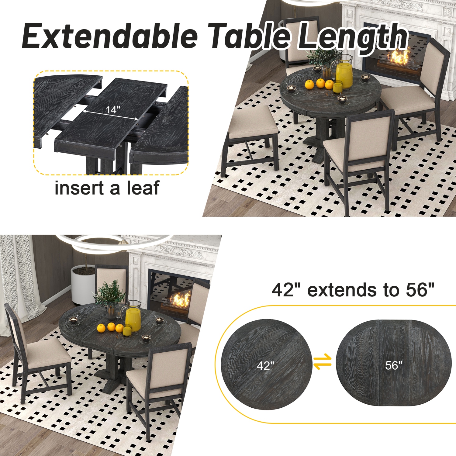 Streamdale Furniture WF305980AAB Dining-Tables - View #5