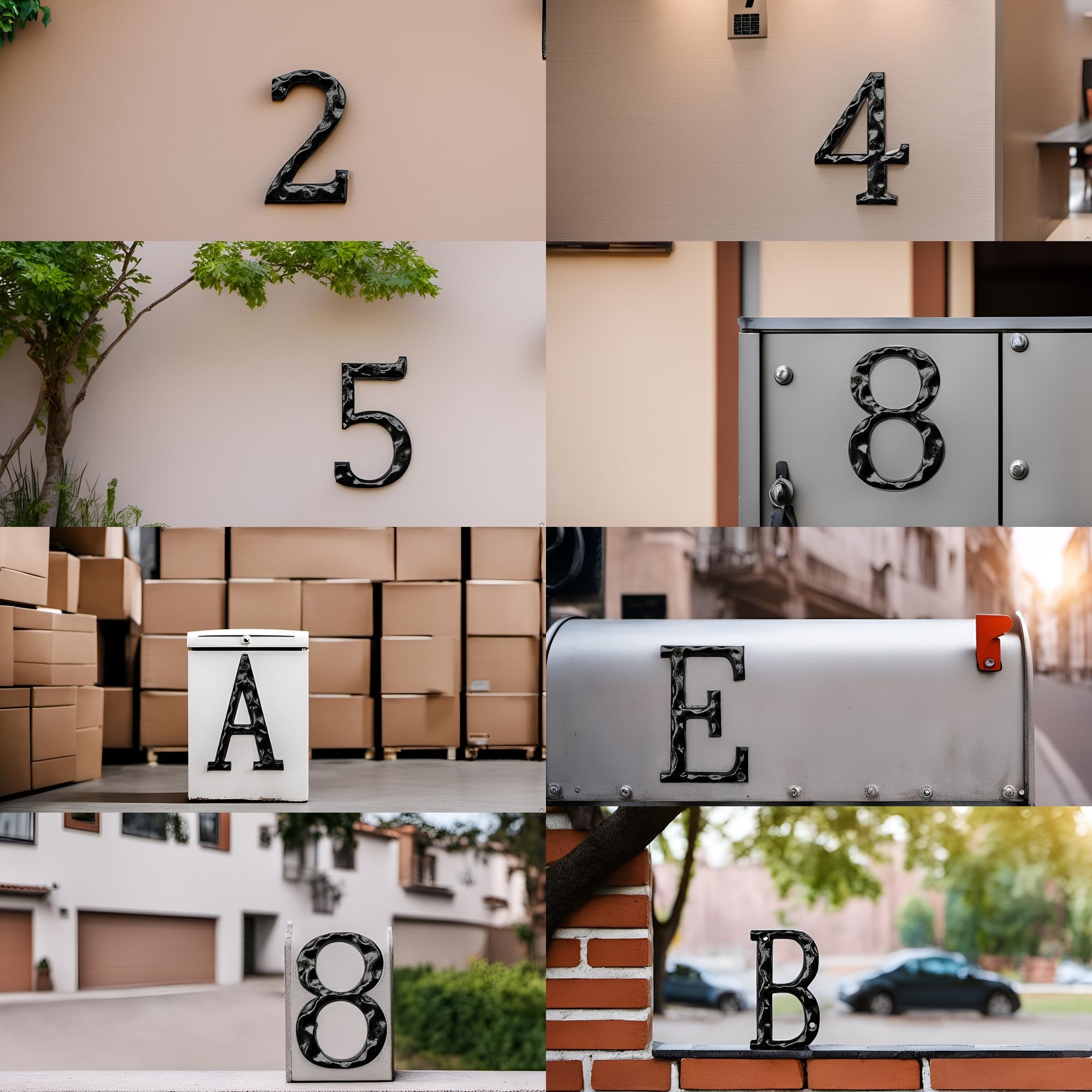 LILILIAN FMY Cast Iron House Number 3 Black 5 Point 5 Inch Outdoor ...