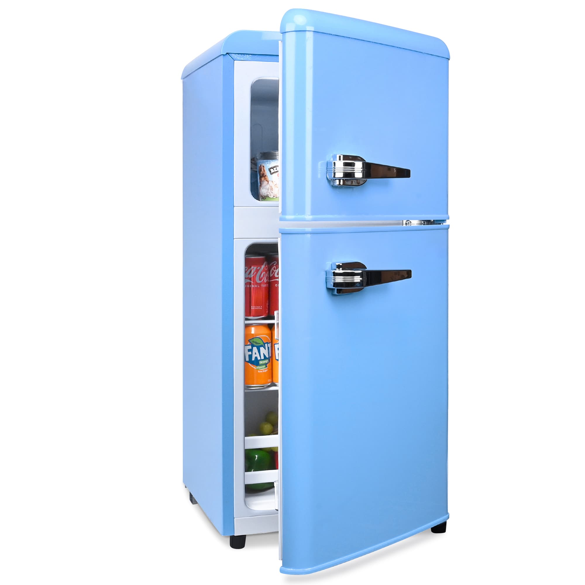 GE 4.4-cu ft Standard-depth Freestanding Mini Fridge Freezer