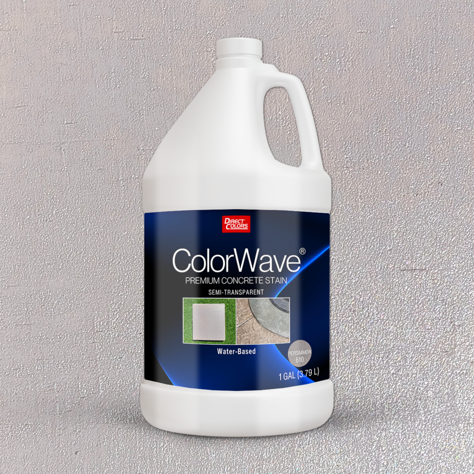 Direct Colors DC-CLW-610-1GAL ColorWave Persimmon Water-based Ready-to-use Concrete stain ( 1-gallon )