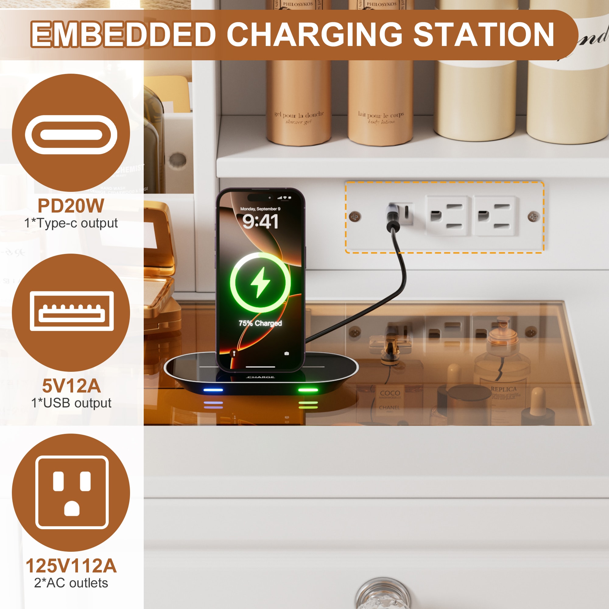 PAKASEPT TTAC031WXY250318 Bedroom-Vanities - View #5