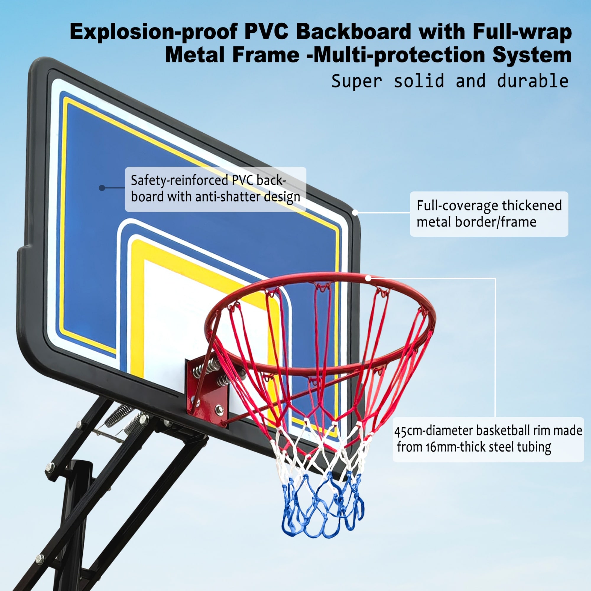 Runesay AF23 Basketball-System - View #4