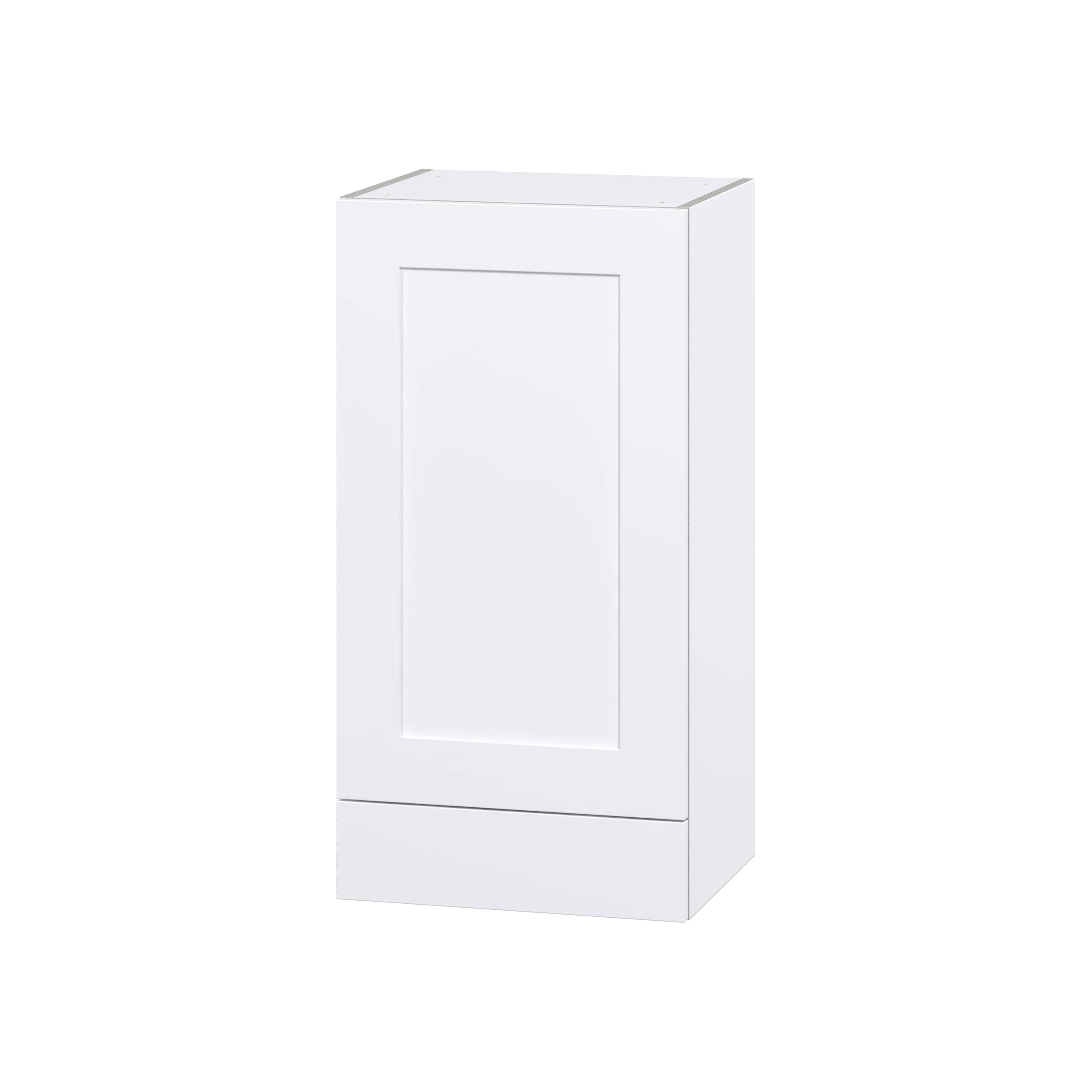 Hugo&Borg DSW1835A(L/R)-JO Jolie 18-in W x 35-in H x 14-in D Warm White Wall Fully assembled Cabinet (Flat Panel Shaker)