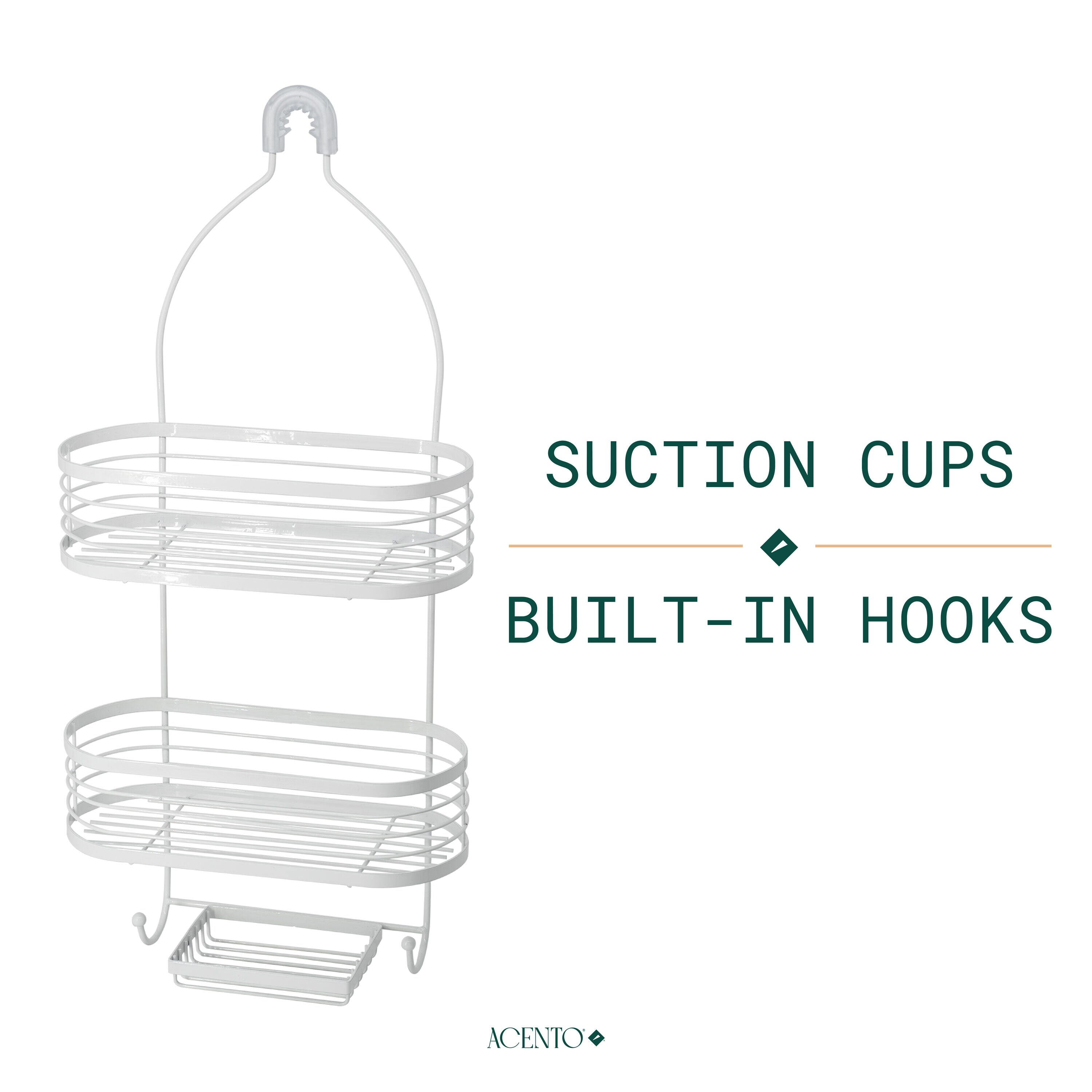 ACENTO SC421MWT Hanging-Shower-Caddies - View #2