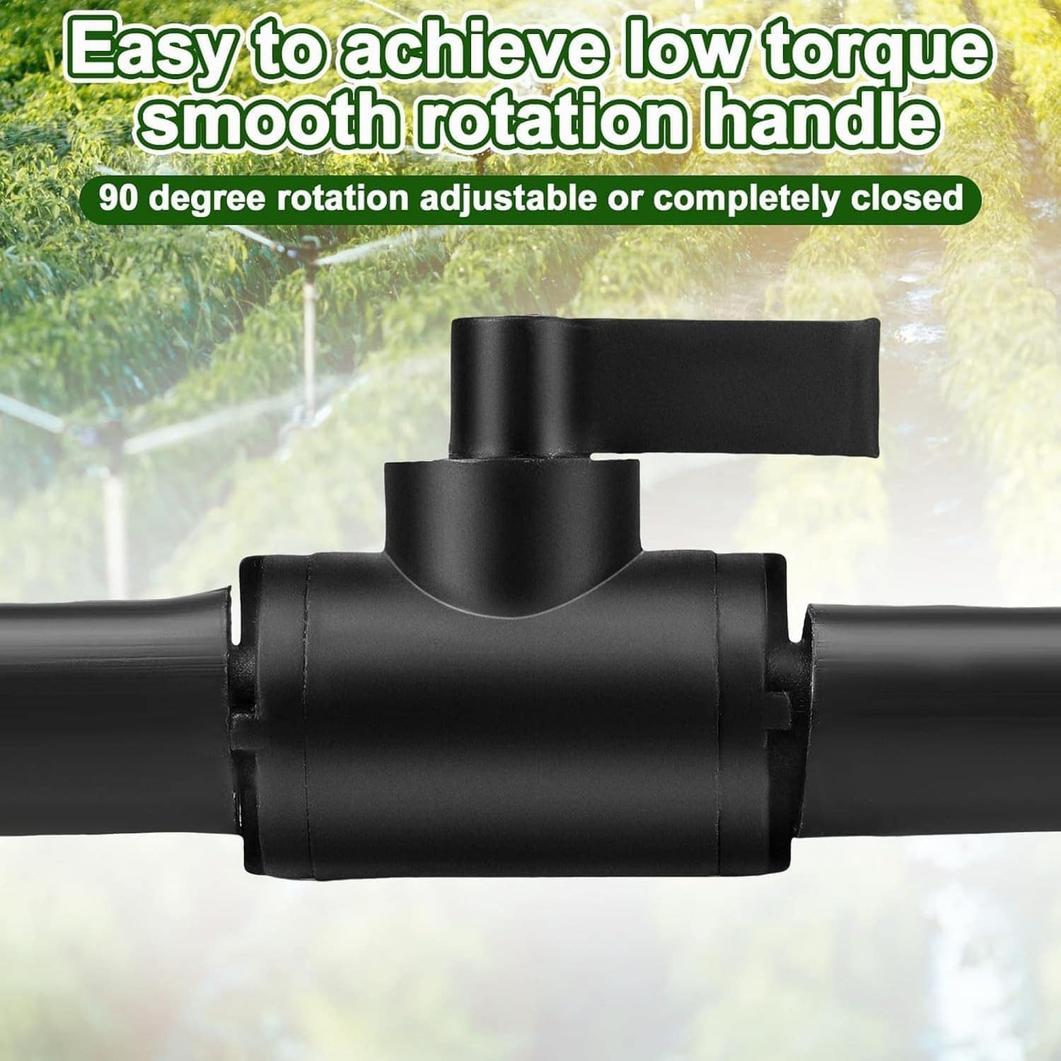 Angel Sar 3-Pack 3/8in Ball Valve with Hose Barb for Drip Irrigation ...