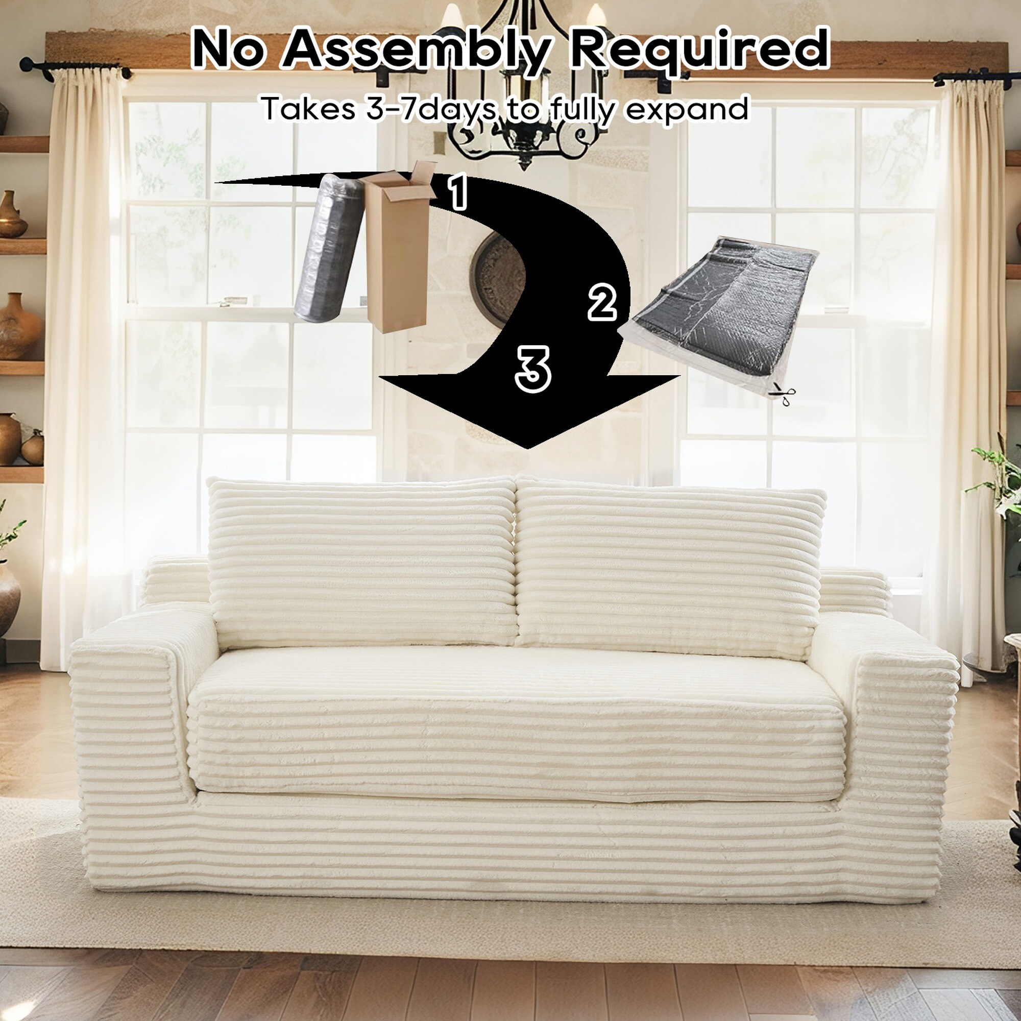 HyperDrop Cart W-W3561P417885 Sofas-Loveseats - View #3