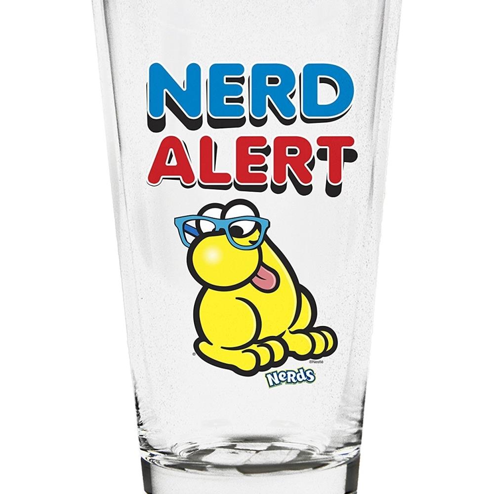 Imaginarium Goods IMRG2444  GLS-NES-ALERT Nerd Pint Glass, Nerd Alert
