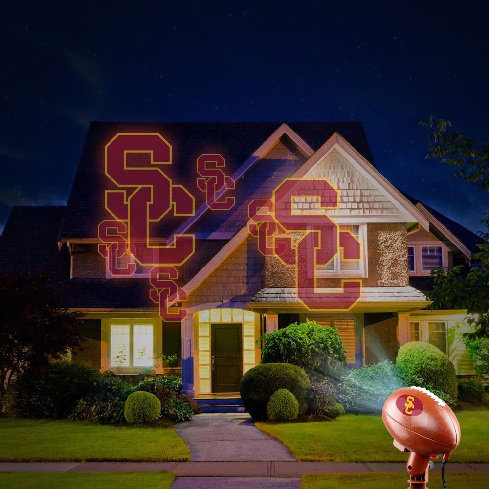 Fabrique Innovations CLEDUSC Multi-function USC Trojans Electrical outlet Multi-design Any occasion Indoor/Outdoor Light Show Projector