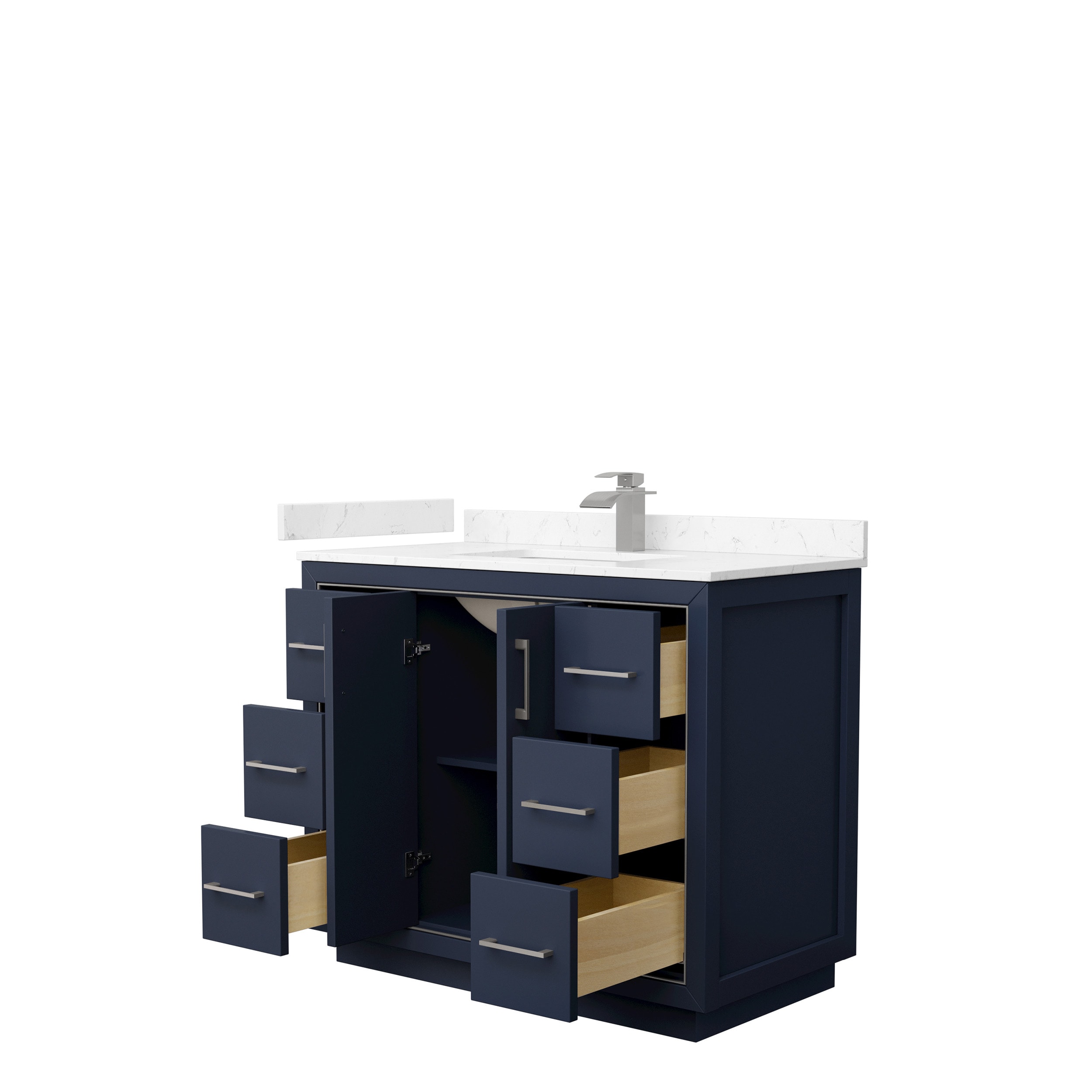 Wyndham Collection WCF111142SBNC2UNSMXX Bath-Vanity-Combo - View #2