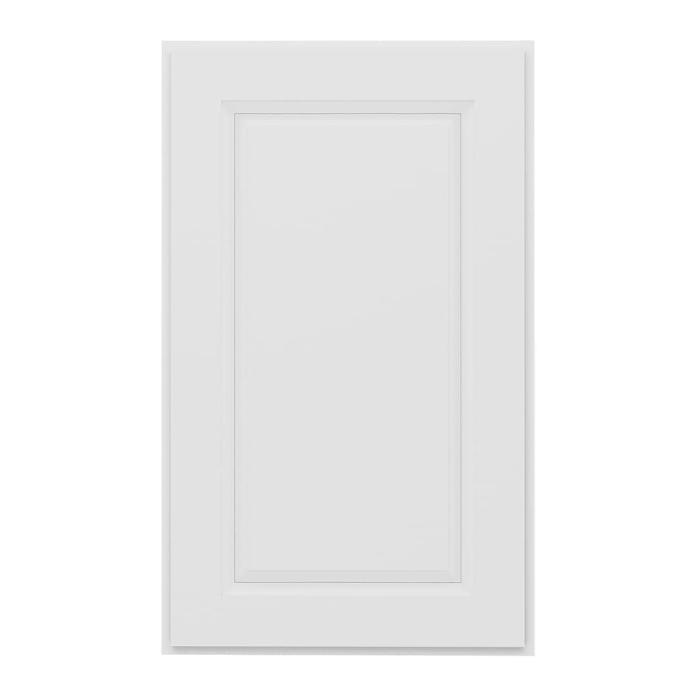 HomLux 18-in W x 30-in H x 12-in D Traditional Dove Painted Wall Ready to Assemble (RTA) Plywood Cabinet Raised Panel Square