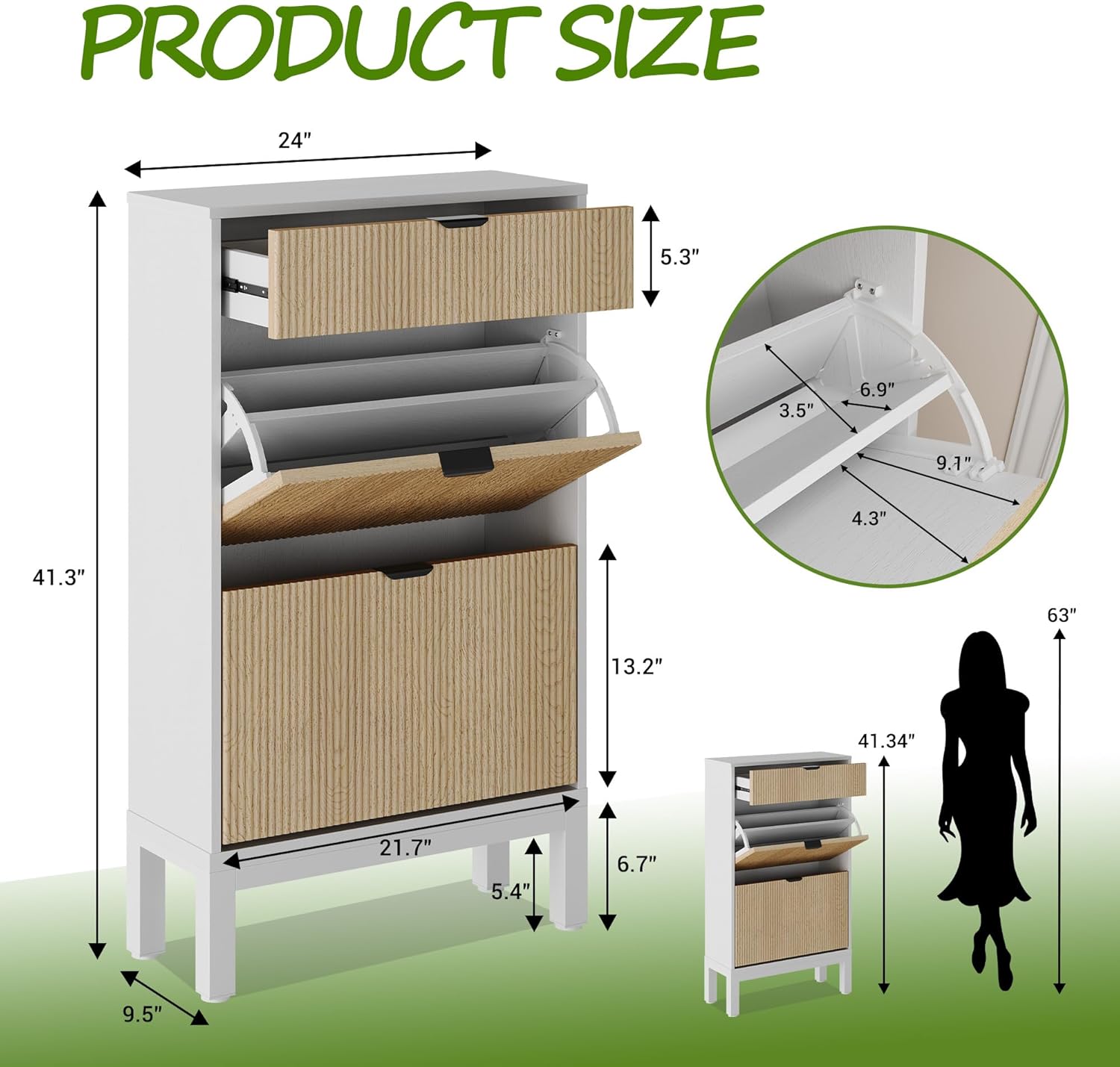 WhizMax DF-PHO-164MSV8I Shoe-Racks - View #2