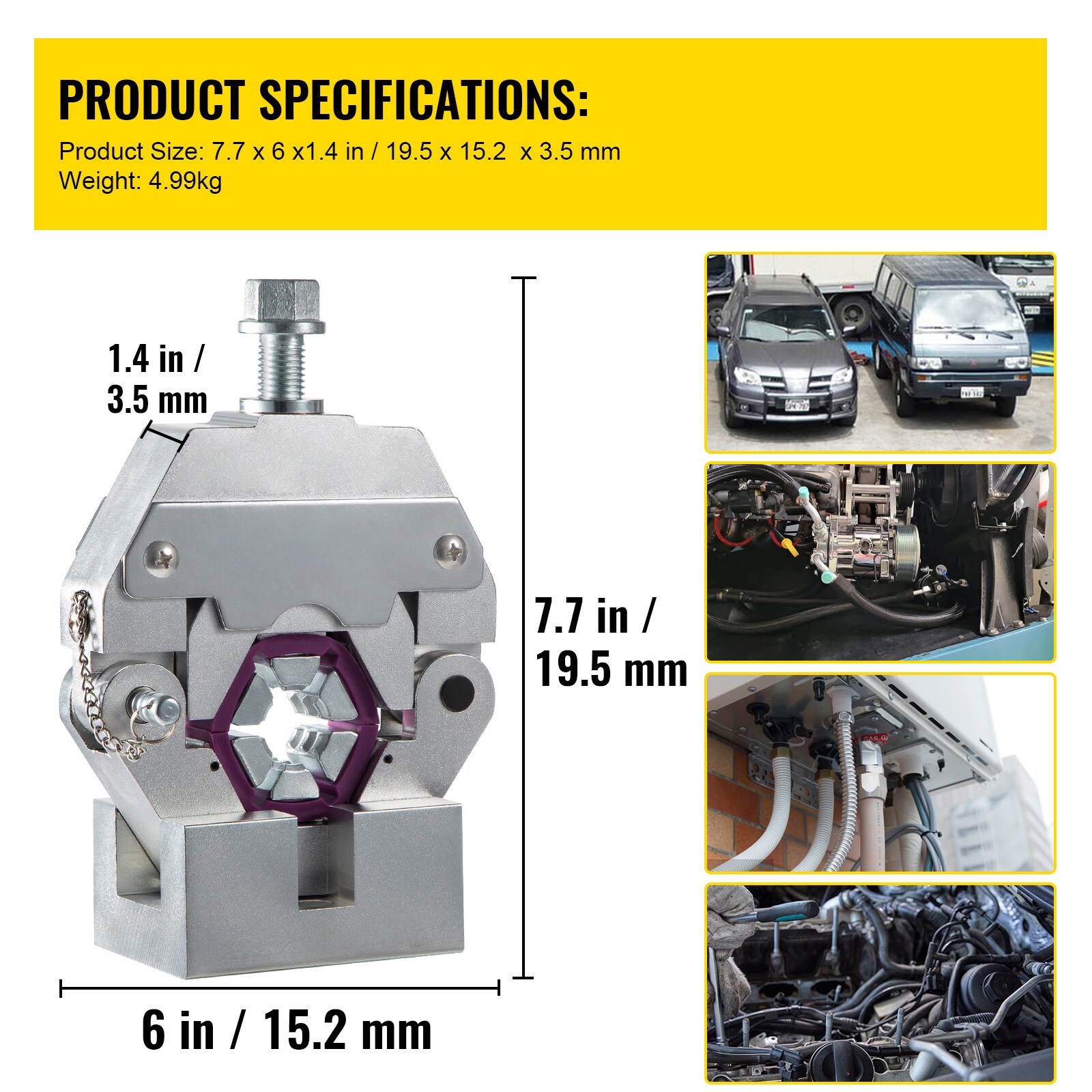 VEVOR SCYJQ71550RG01759V0 Plumbing-Wrenches-Spec-Tools - View #7