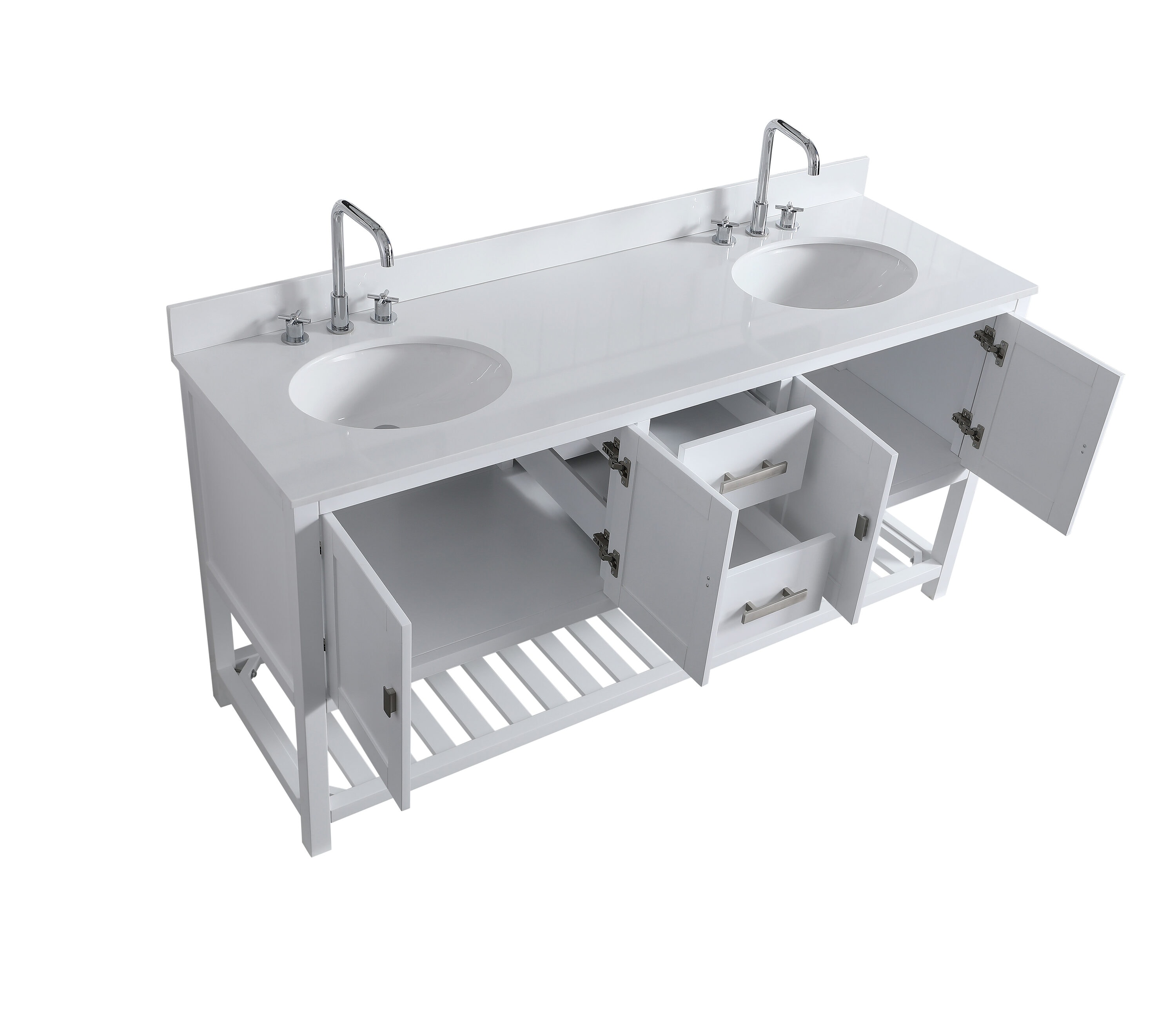 Design Element DEC055-72-W-CB vanities - View #5