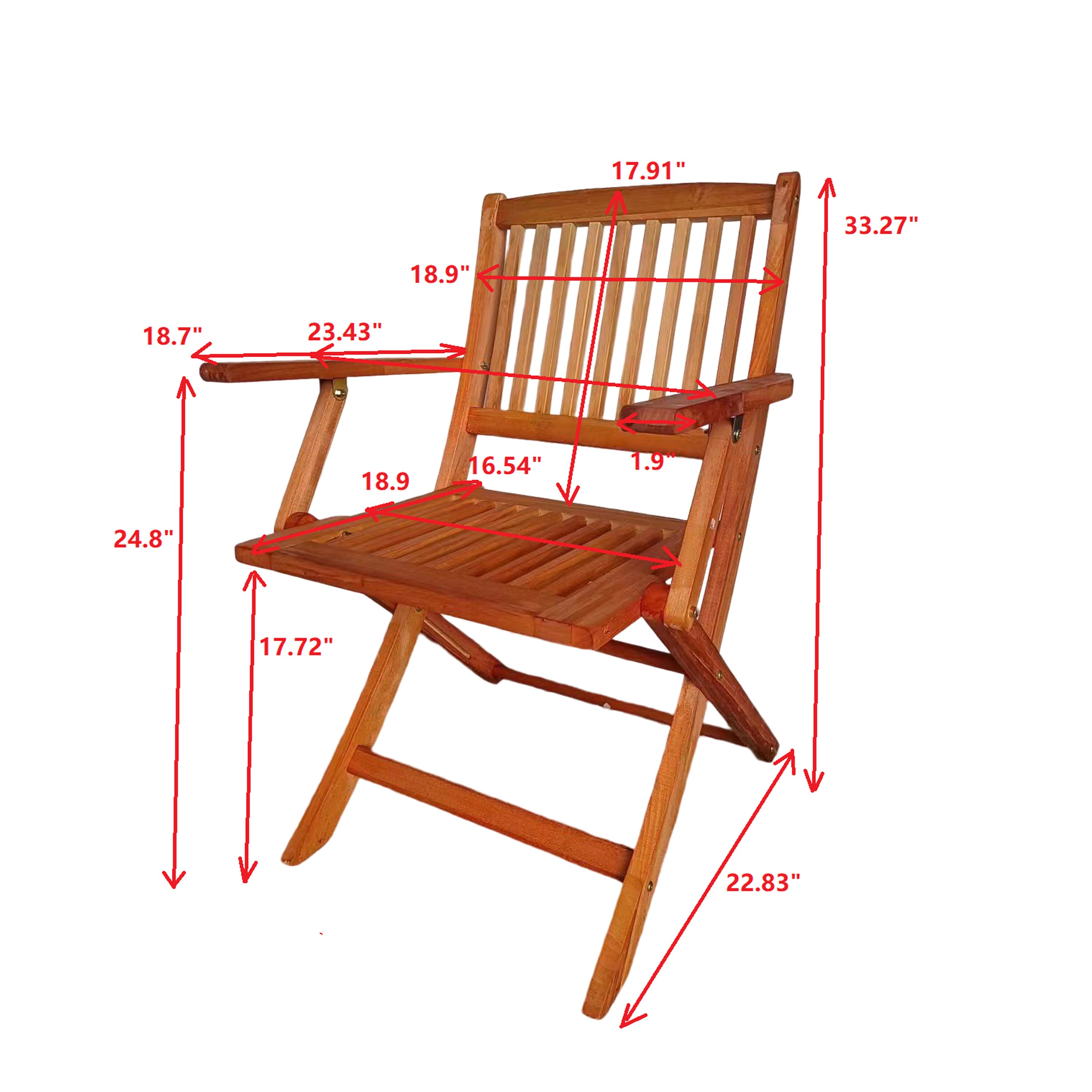 HONGGE QLLSHG038 Folding-Chairs - View #3