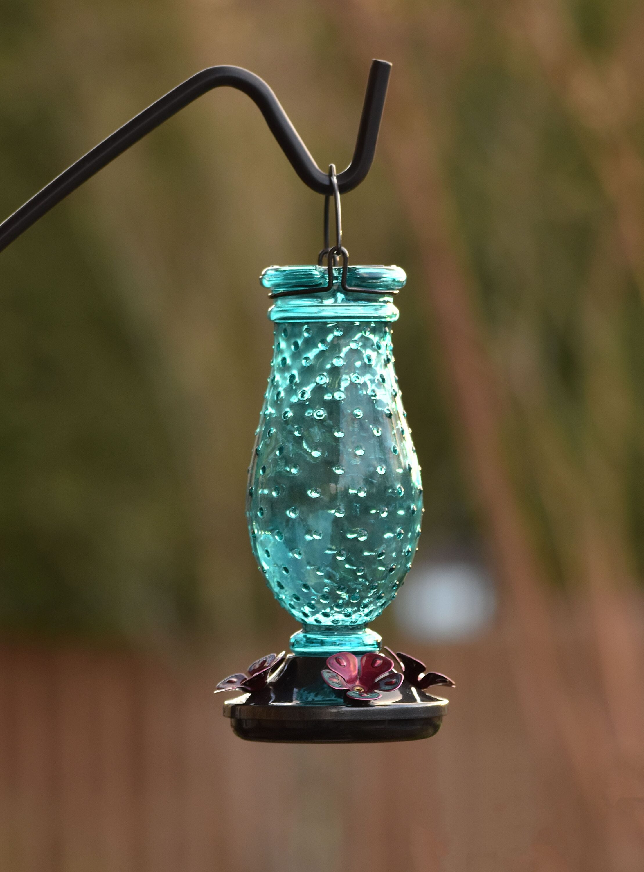 Style Selections Glass Hanging Hummingbird Feeder 16 Oz 01 824 30 Indk At 9280