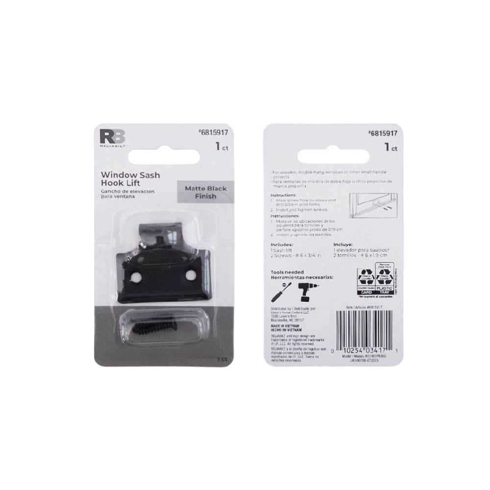 RELIABILT 22482PKBLG hooks - View #4