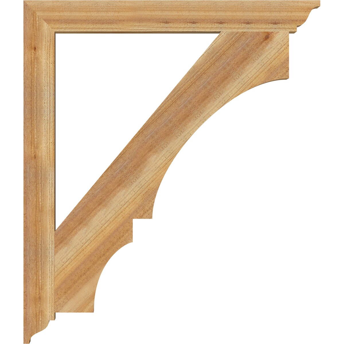 Ekena Millwork BKT04X38X44BOA01RWR Exterior-Brackets-Braces - View #3