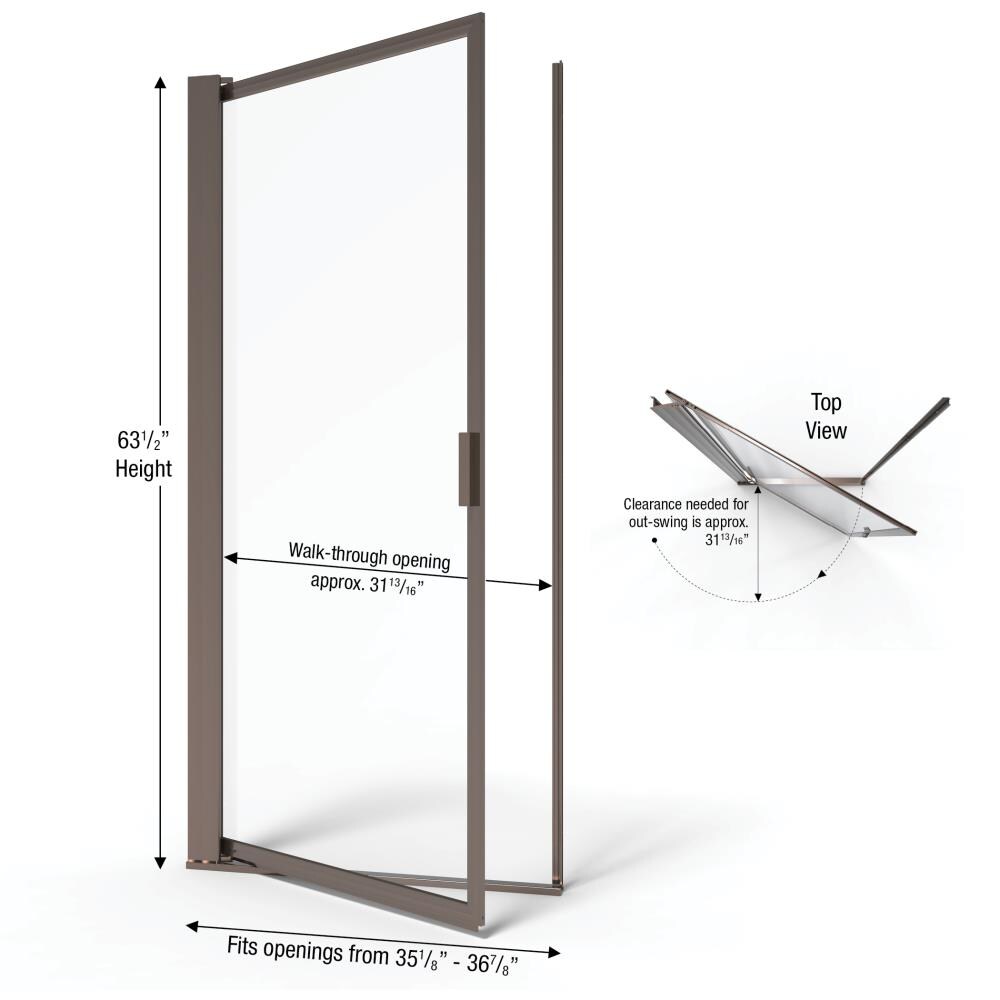 Basco SOPN00A3663OBOR Shower-Doors - View #2