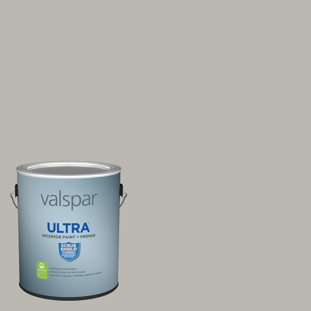 Valspar 6004-1B-935300 Ultra Semi-gloss Soulful Grey 6004-1B Latex Interior Paint Paint + Primer ( 1-gallon )