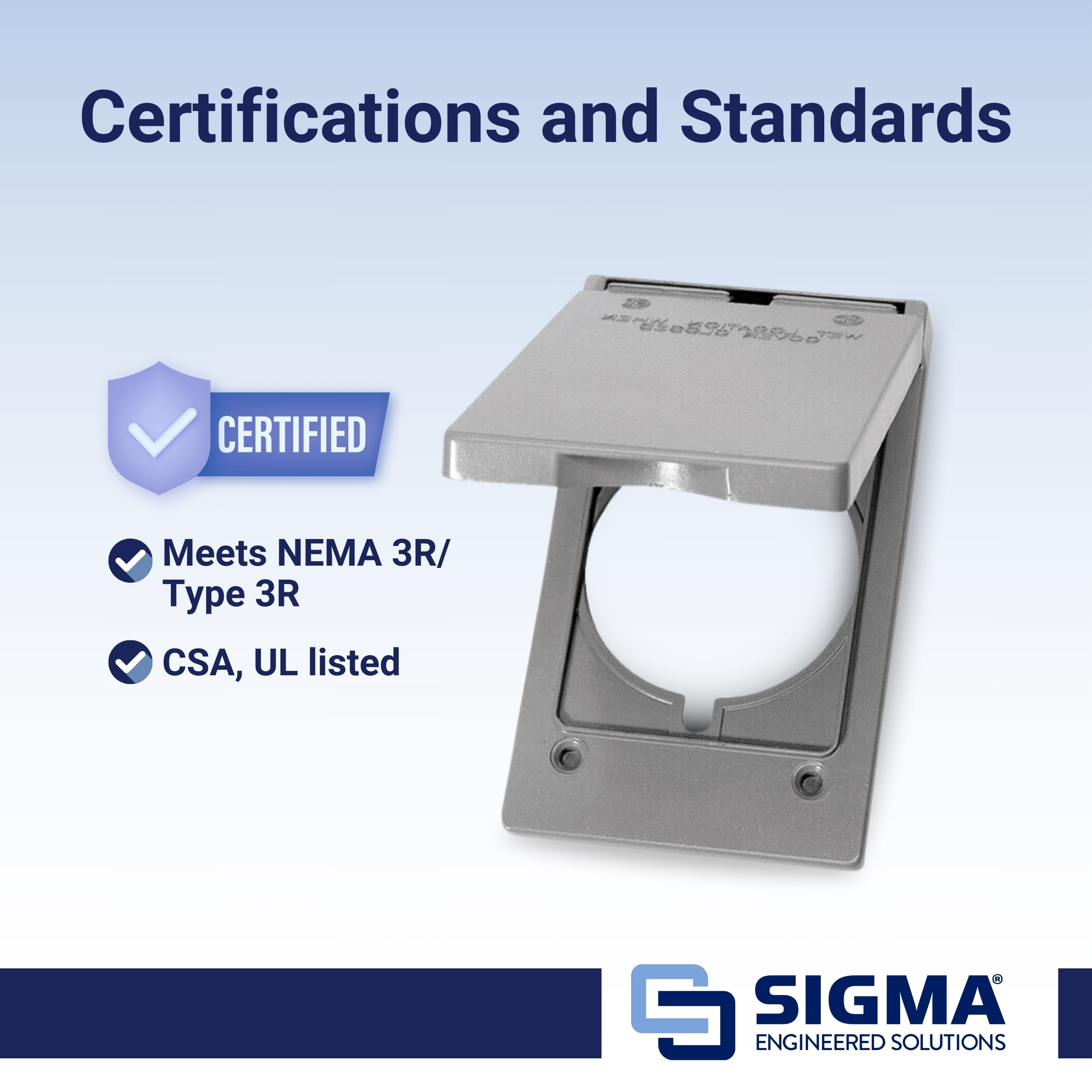 Sigma Engineered Solutions 14244 Electrical-Box-Covers - View #5