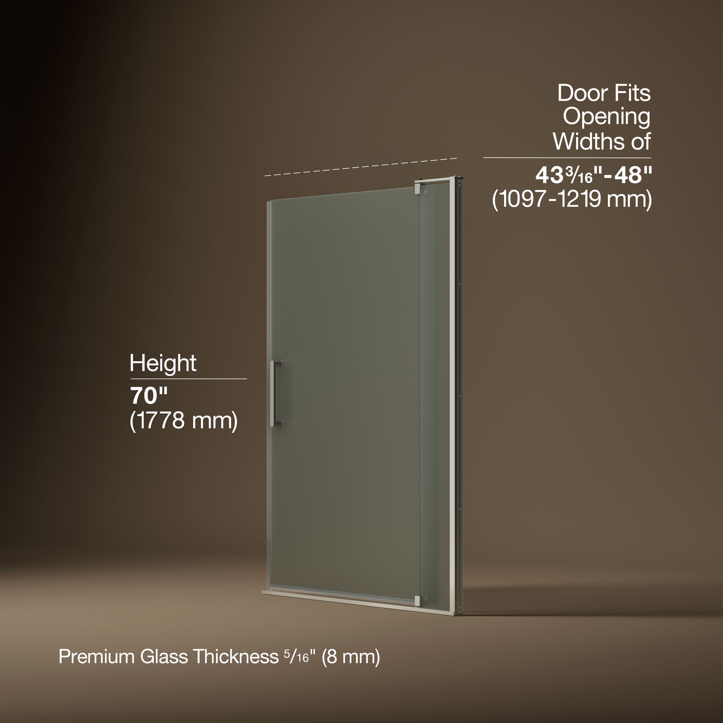 KOHLER 707556-L-BNK Shower-Doors - View #3