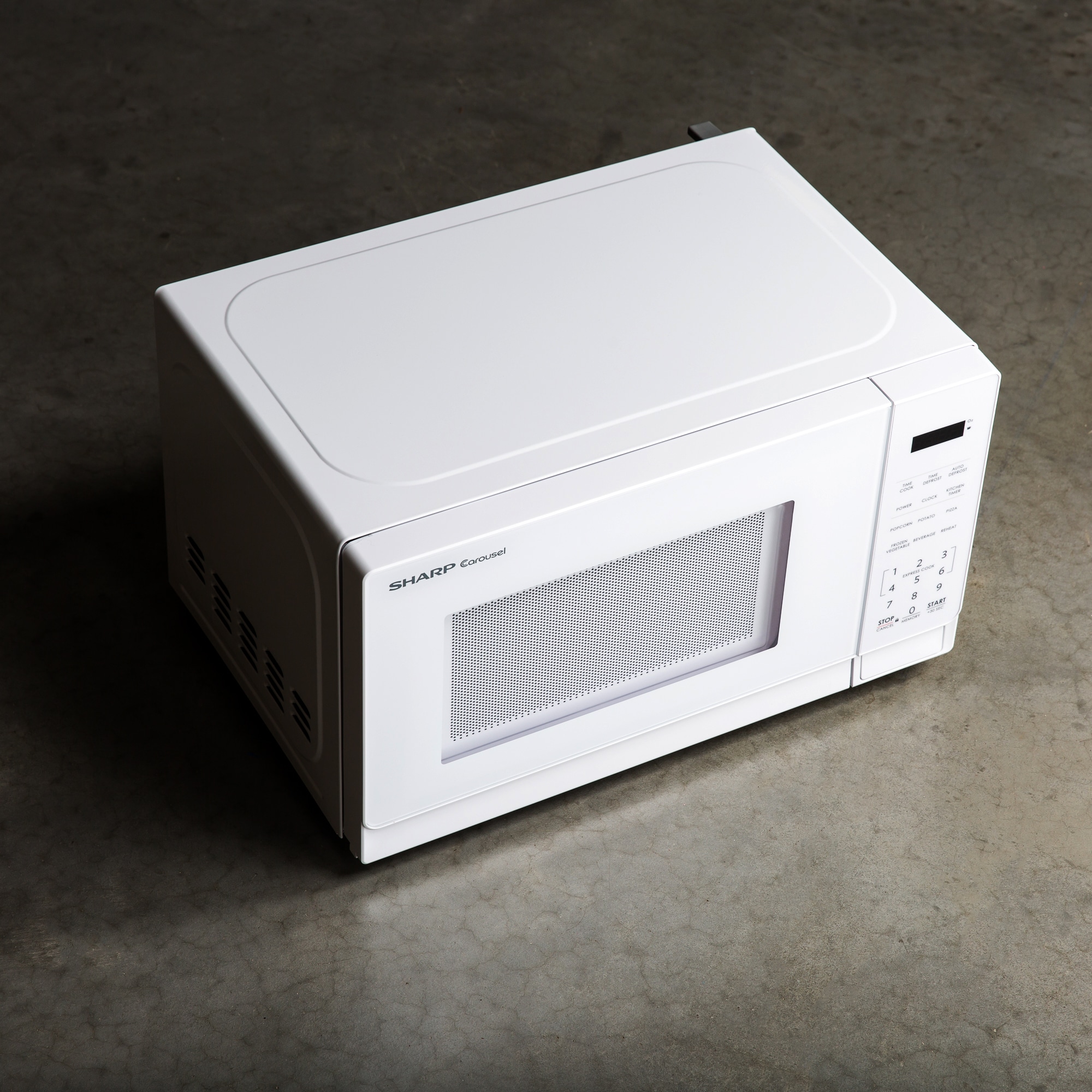 Sharp 0.7 Cu. ft. White Countertop Microwave