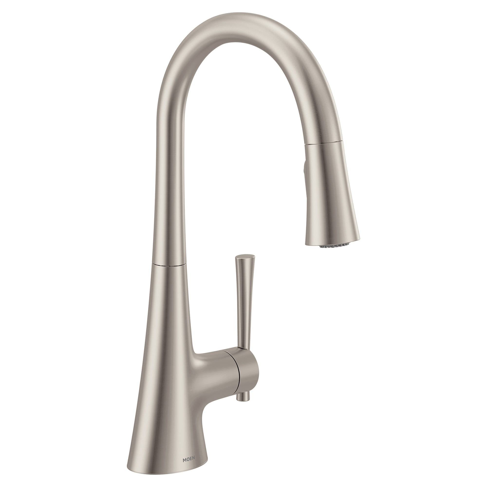 Moen 9126SRS Spot Resist Stainless Single Handle Deck-mount Pull-down Kitchen Faucet with Sprayer