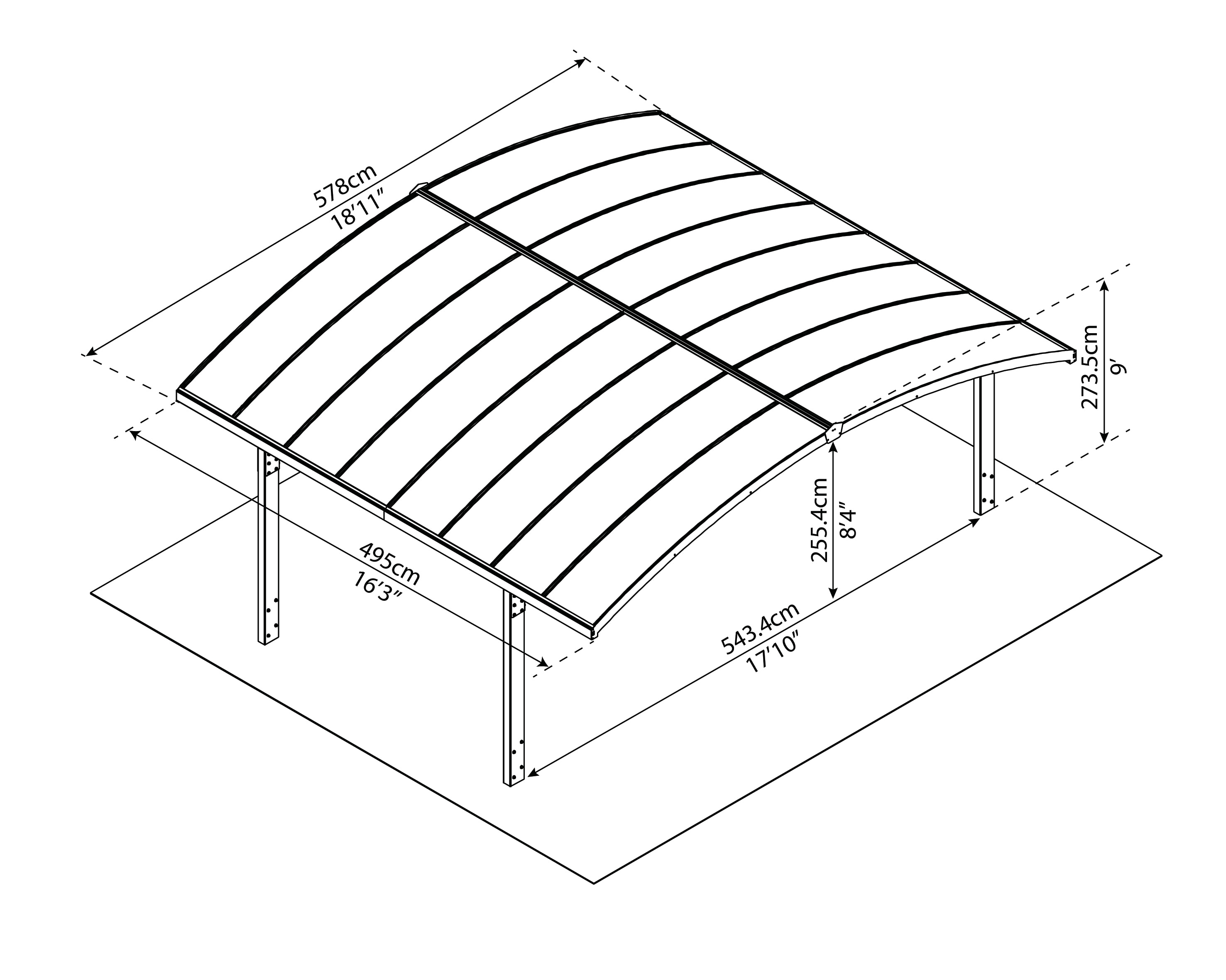 Canopia by Palram 704987 Carport-Covers - View #3
