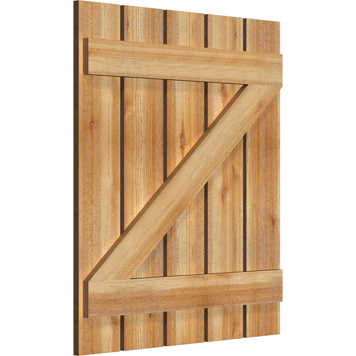 Ekena Millwork RBS06Z29X033RWR Exterior-Shutters - View #2