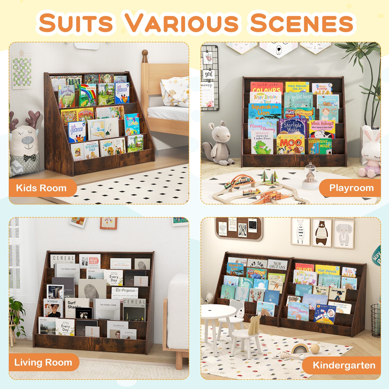 Slickblue D-CO-FC51701BC Kids-Bookcases - View #4