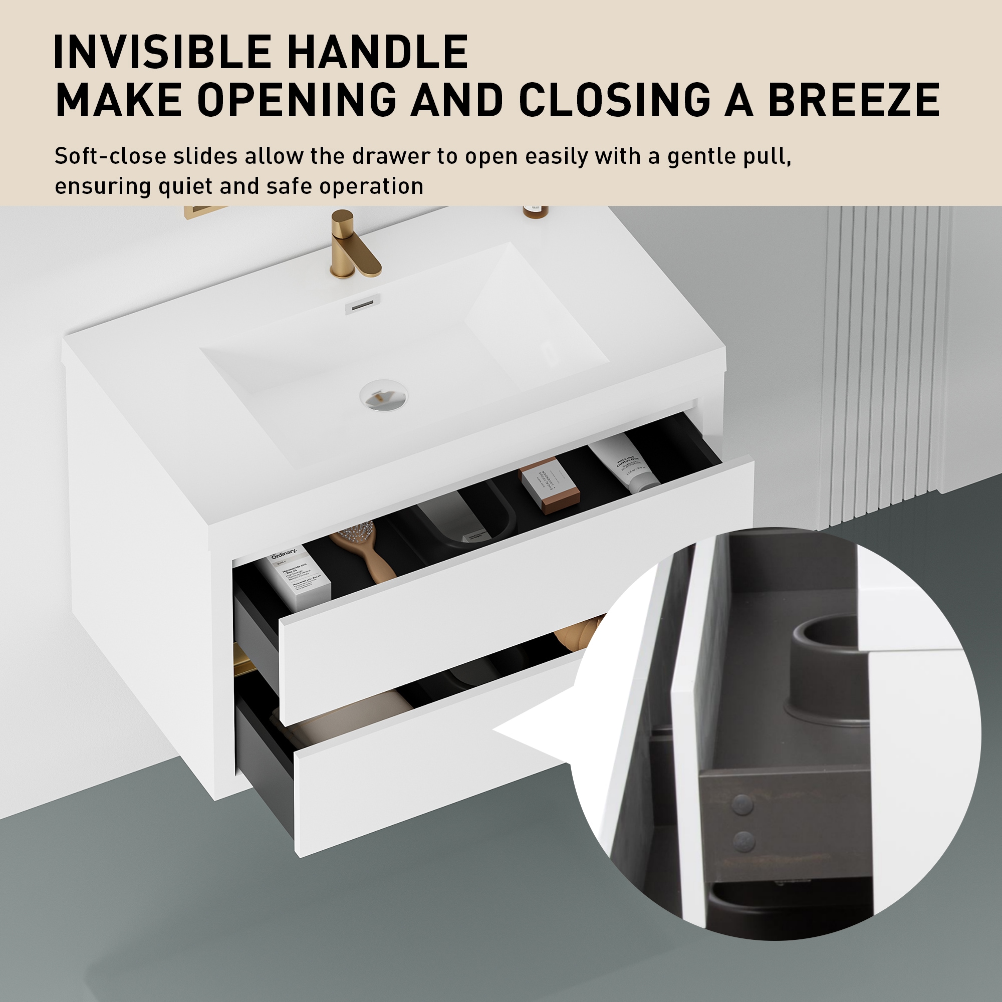 CASAINC WF-JMJ-BCB 1040 WH Bath-Vanity-Combo - View #5