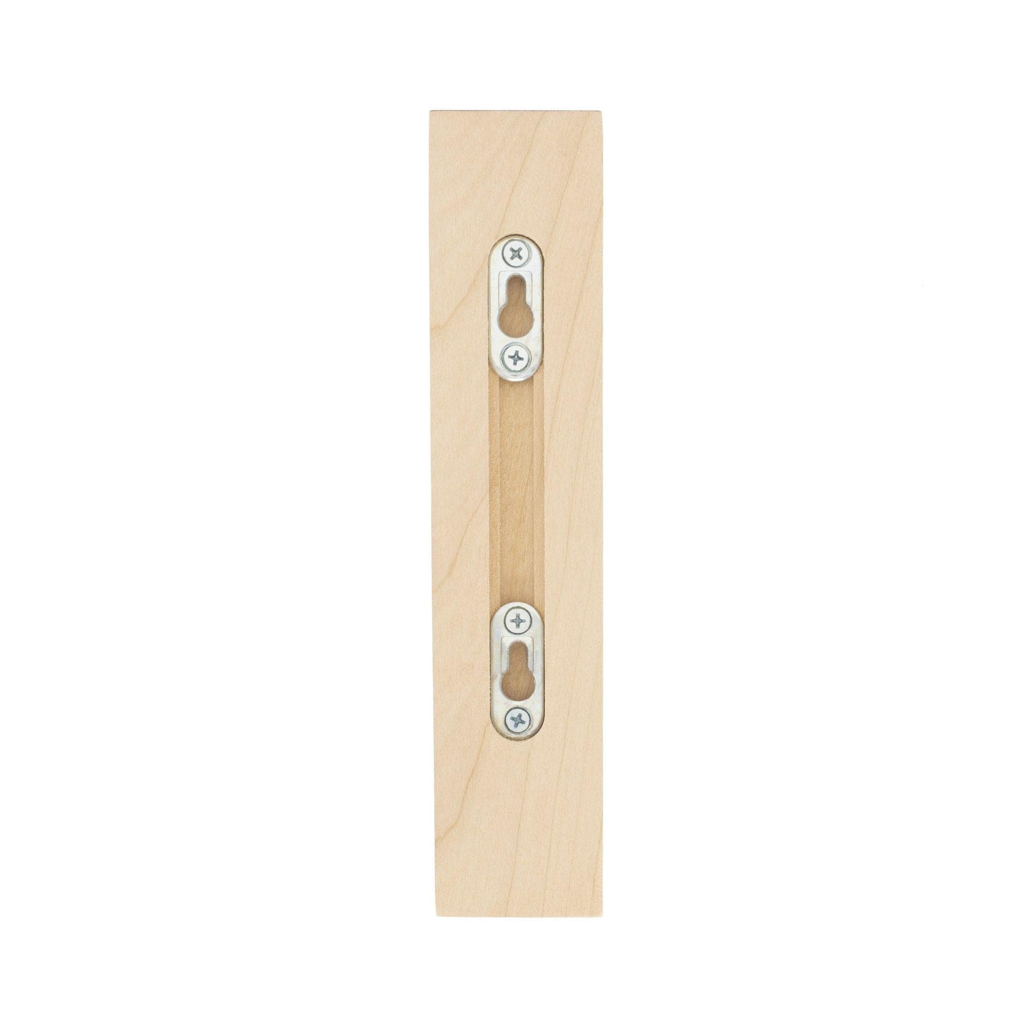 10" Unfinished Alder Traditional Plain Wood Corbel Bracket