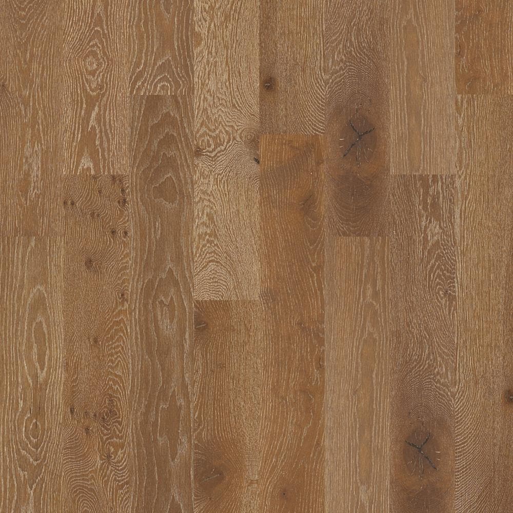 Shaw LX723-986-SAMP (Sample) Avondale Praline Oak Engineered Wirebrushed Hardwood Flooring