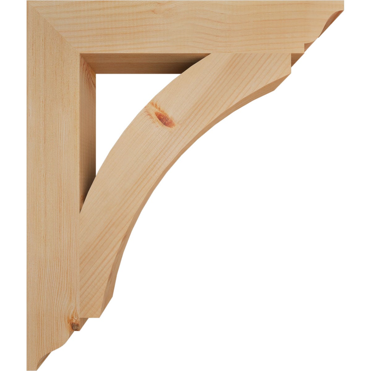 Ekena Millwork BKT04X24X28THR01SDF Exterior-Brackets-Braces - View #3