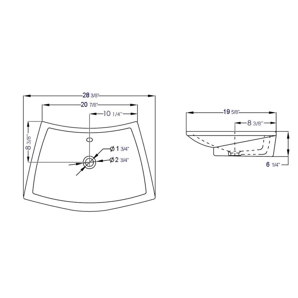 EAGO BA142 Bath-Sink - View #4