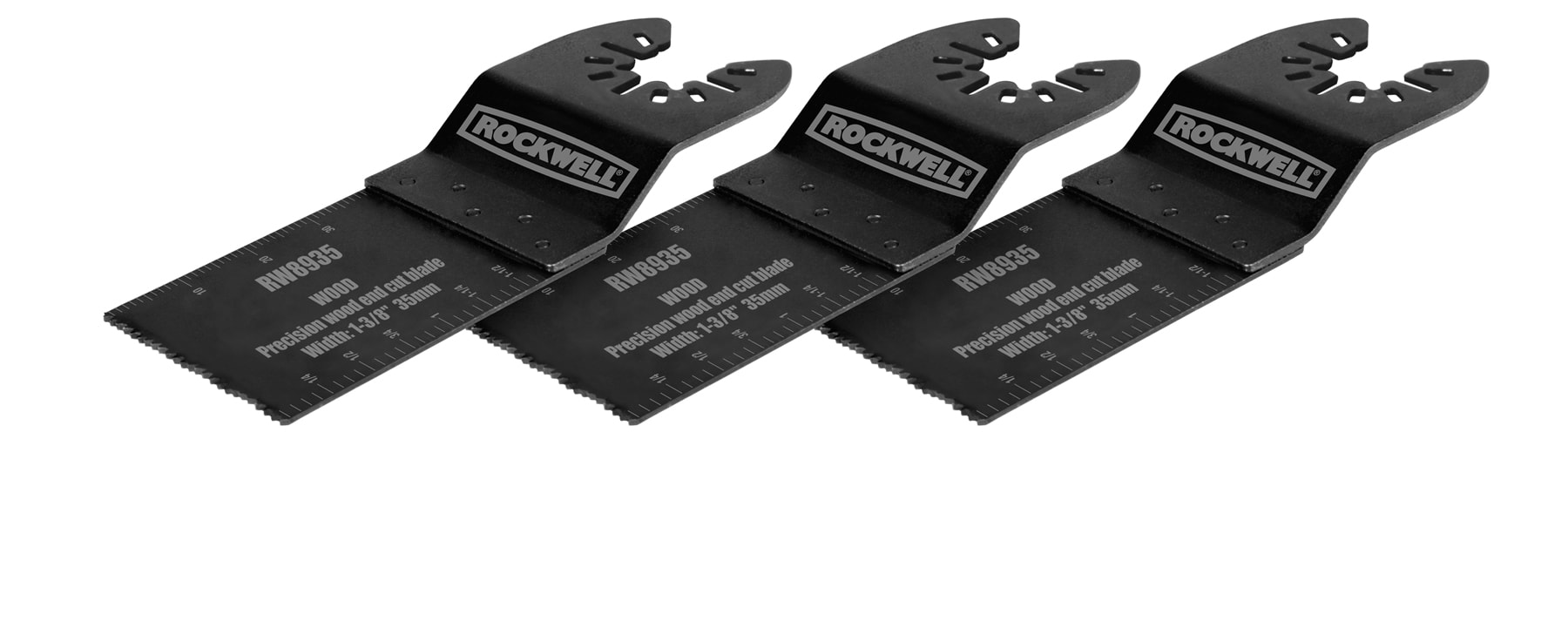 ROCKWELL RW8935.3 3-Pack High Speed Steel Oscillating Tool Blade