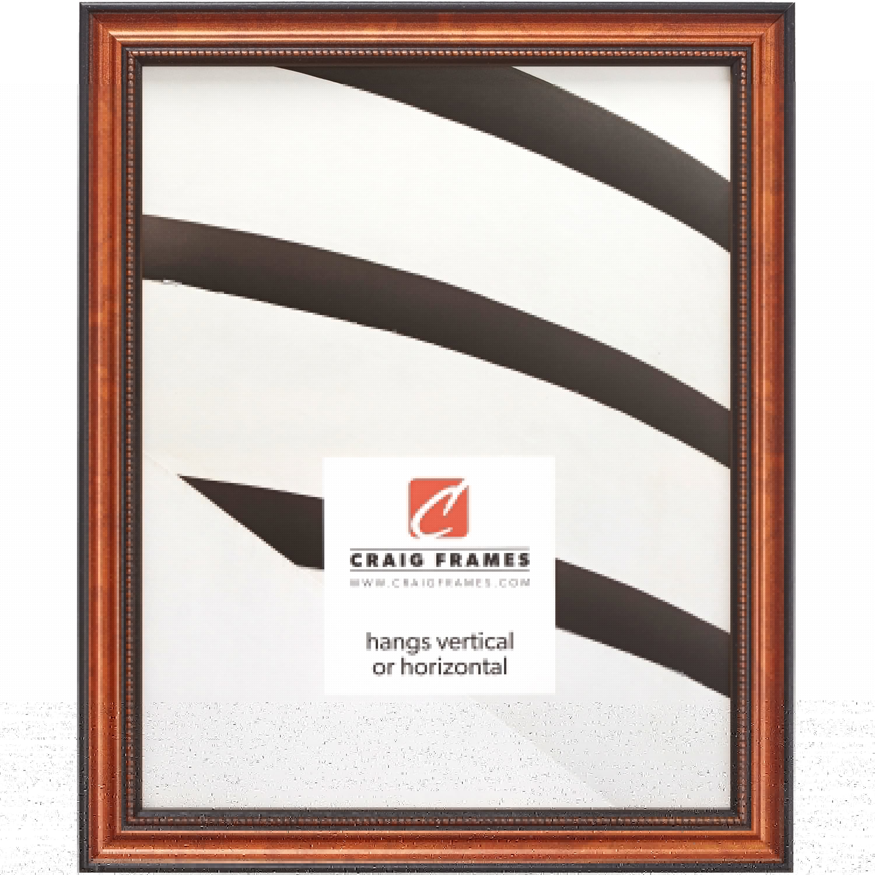 15x20 Wide Bamboo Picture Frame, UV Acrylic, 4 Finishes - View #6