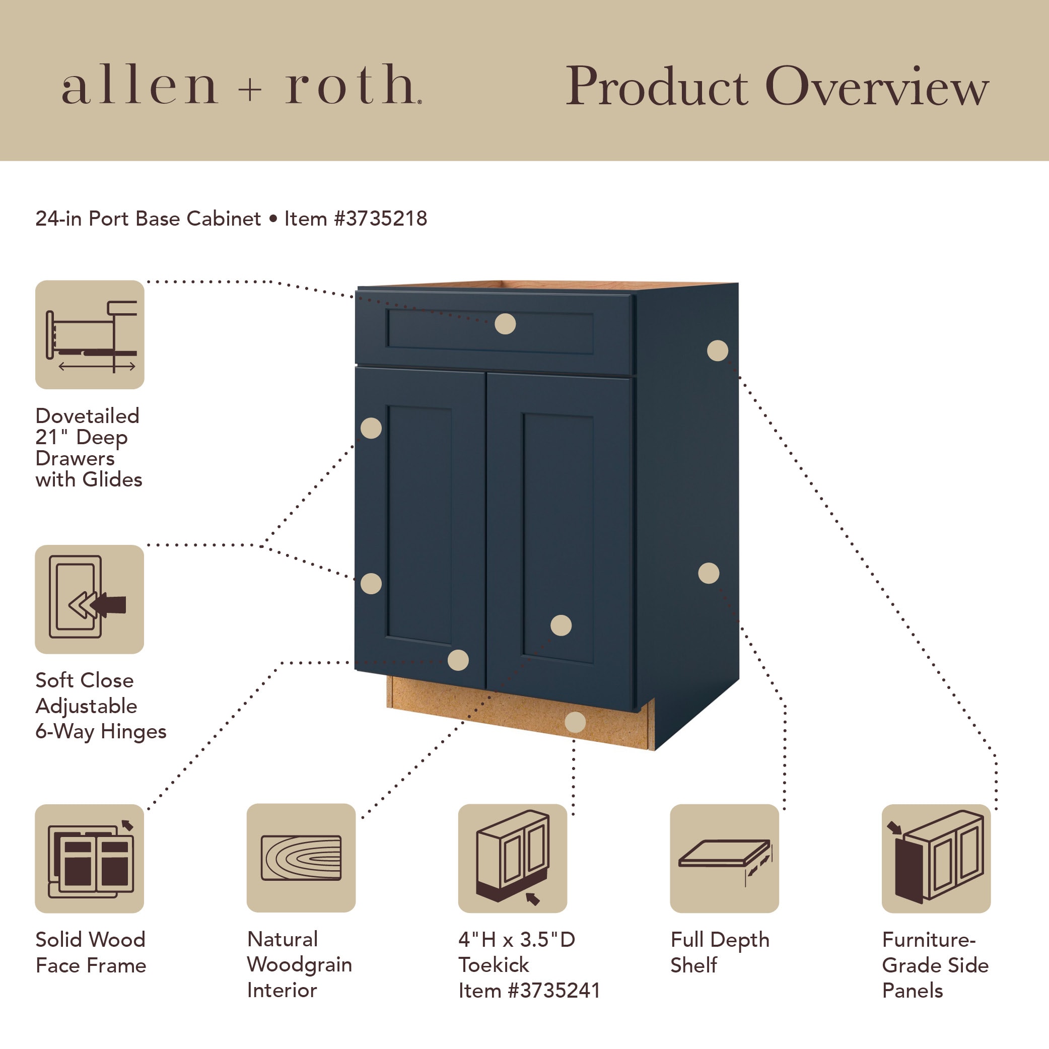allen + roth 20251NV Cabinets-Kitchen - View #15