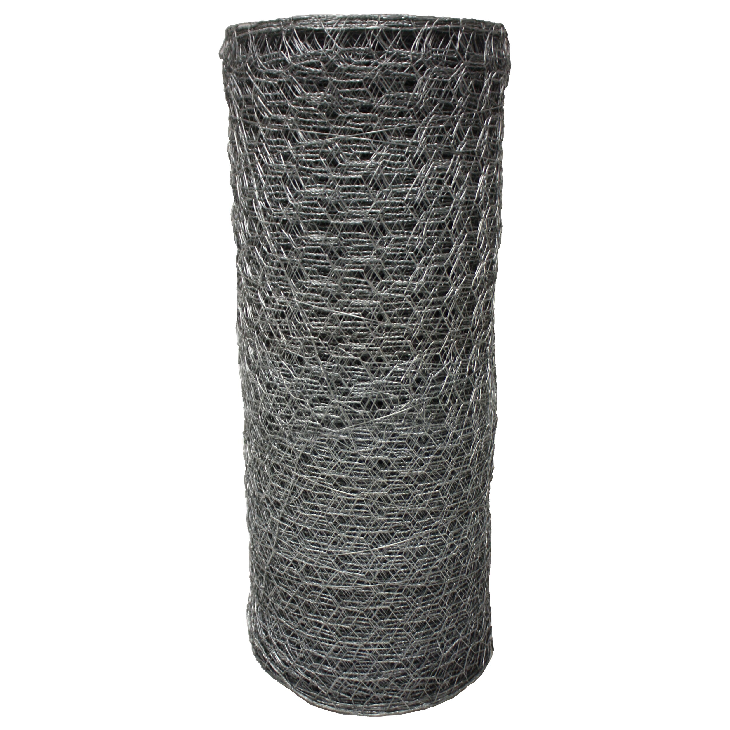 GARDEN CRAFT 25-ft x 3-ft Gray Galvanized Steel Chicken Wire Rolled Fencing  with Mesh Size 1-in in the Rolled Fencing department at